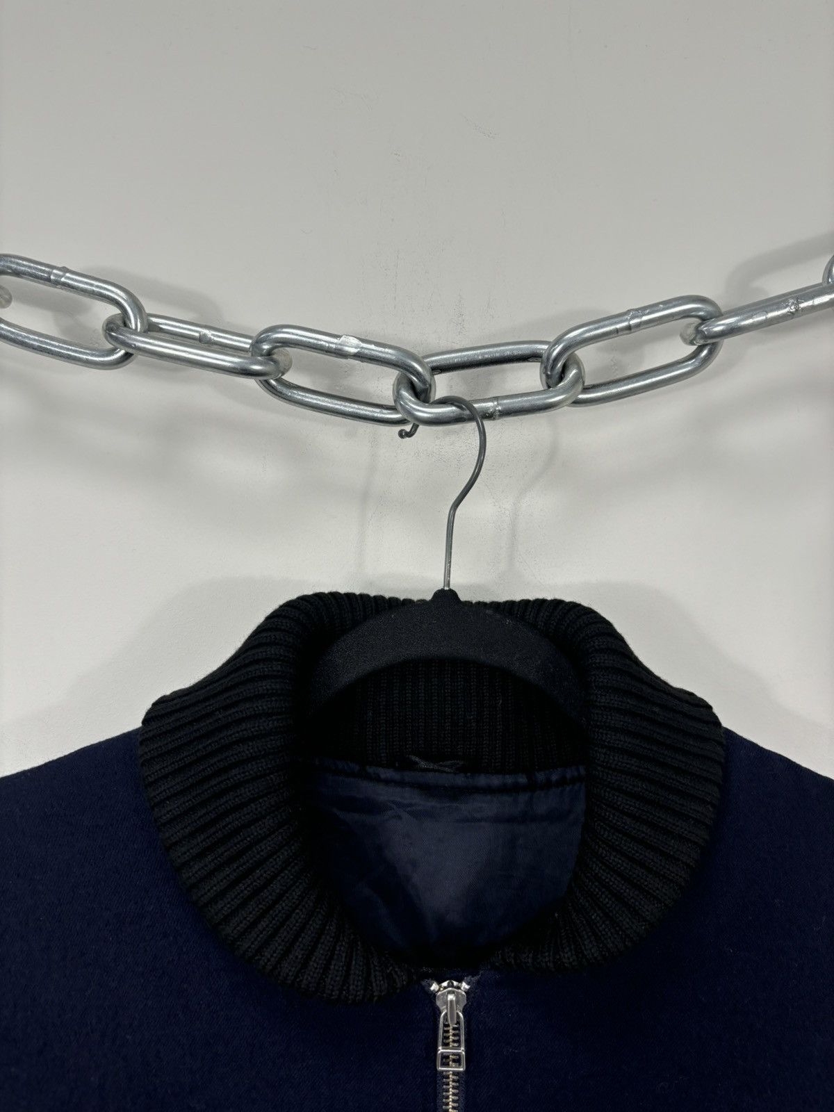 Acne Studios Acne Studios AW07 Vintage Men’s Navy Blue Wool Bomber Jacket Size US M / EU 48-50 / 2 - 6 Thumbnail