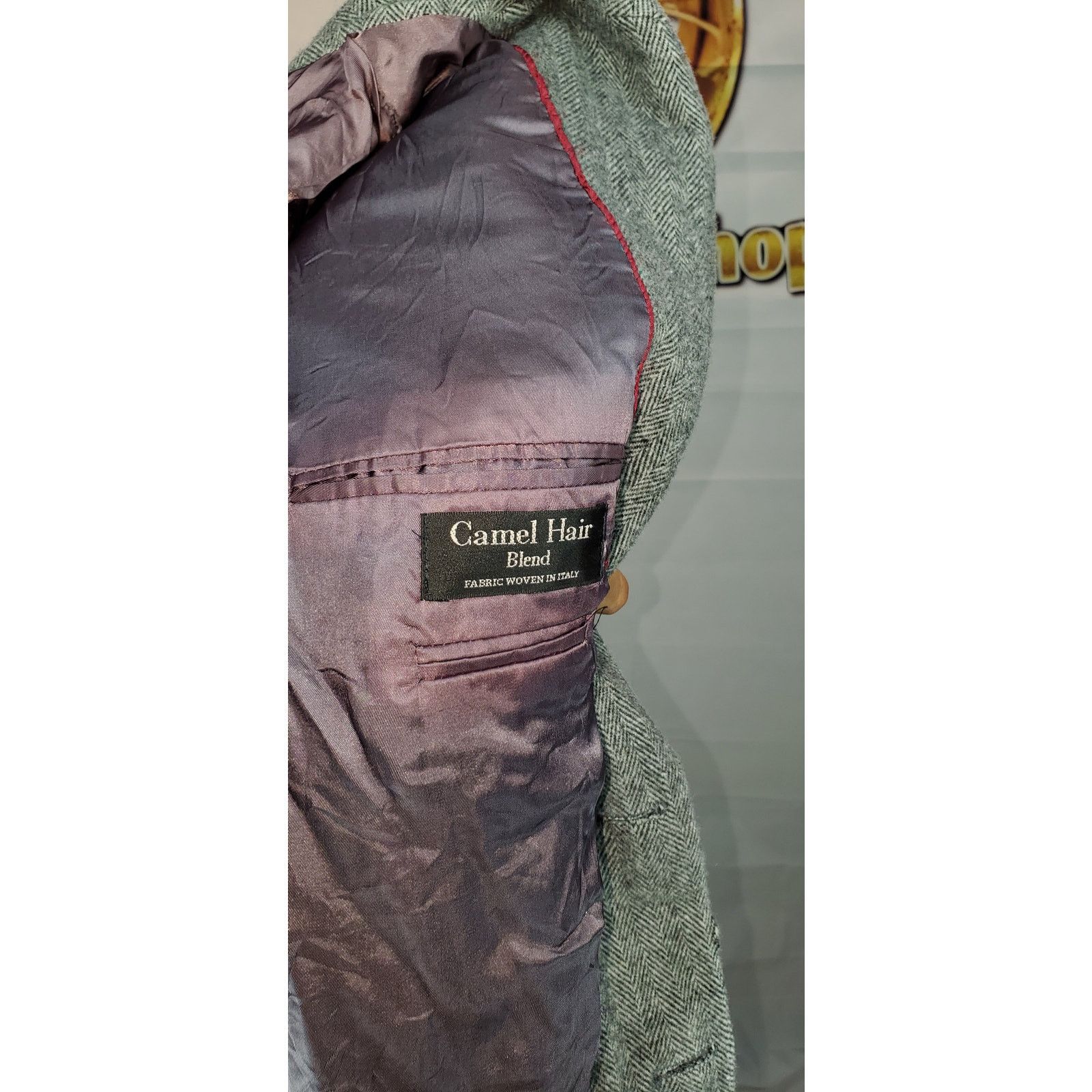 Other Gianfranco Ruffini Blazer Camel Hair Blend Grey Italy L-46 Size US L / EU 52-54 / 3 - 7 Thumbnail