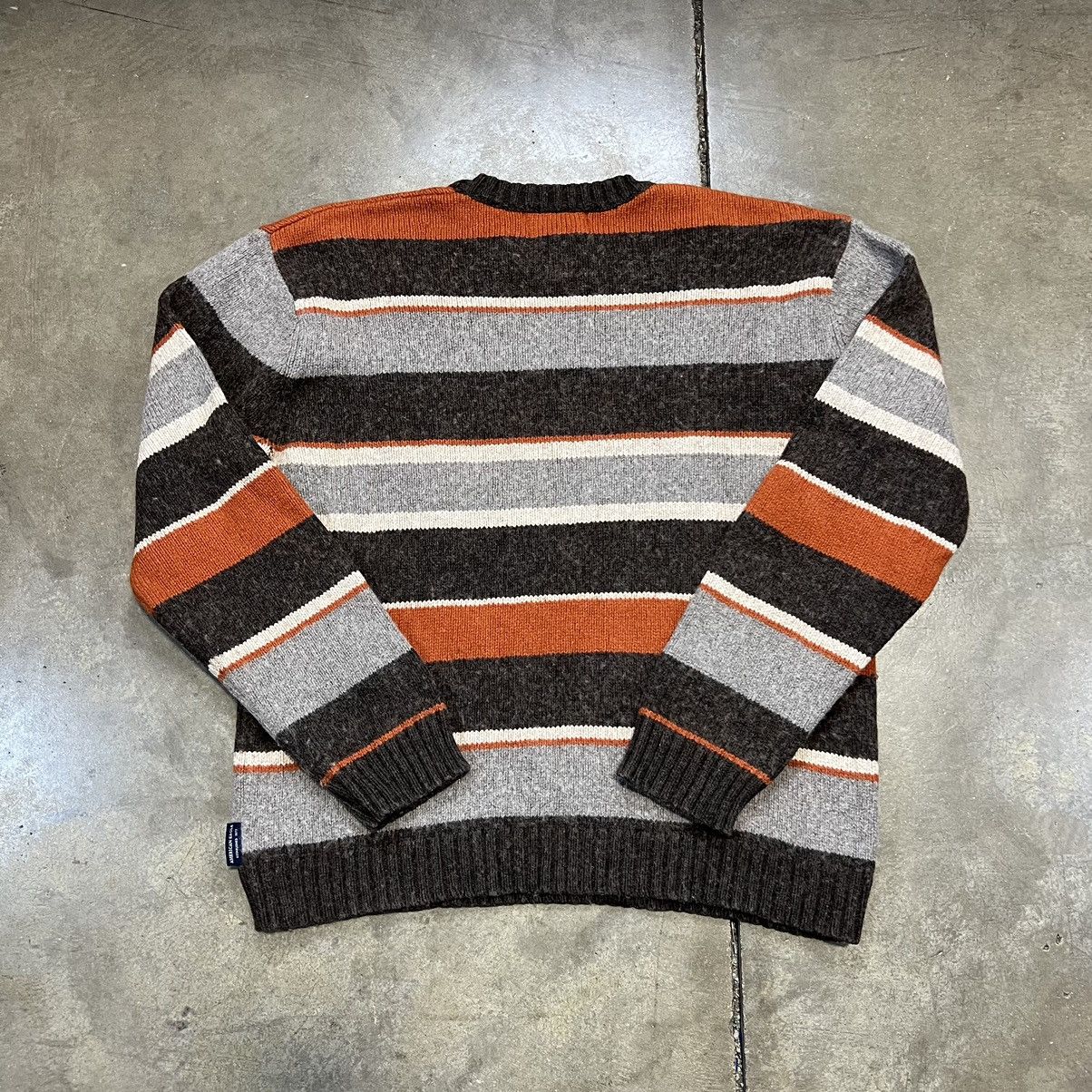 American Eagle Outfitters × Vintage Vintage American Eagle Striped Sweater Wool Knitwear Size US L / EU 52-54 / 3 - 6 Thumbnail