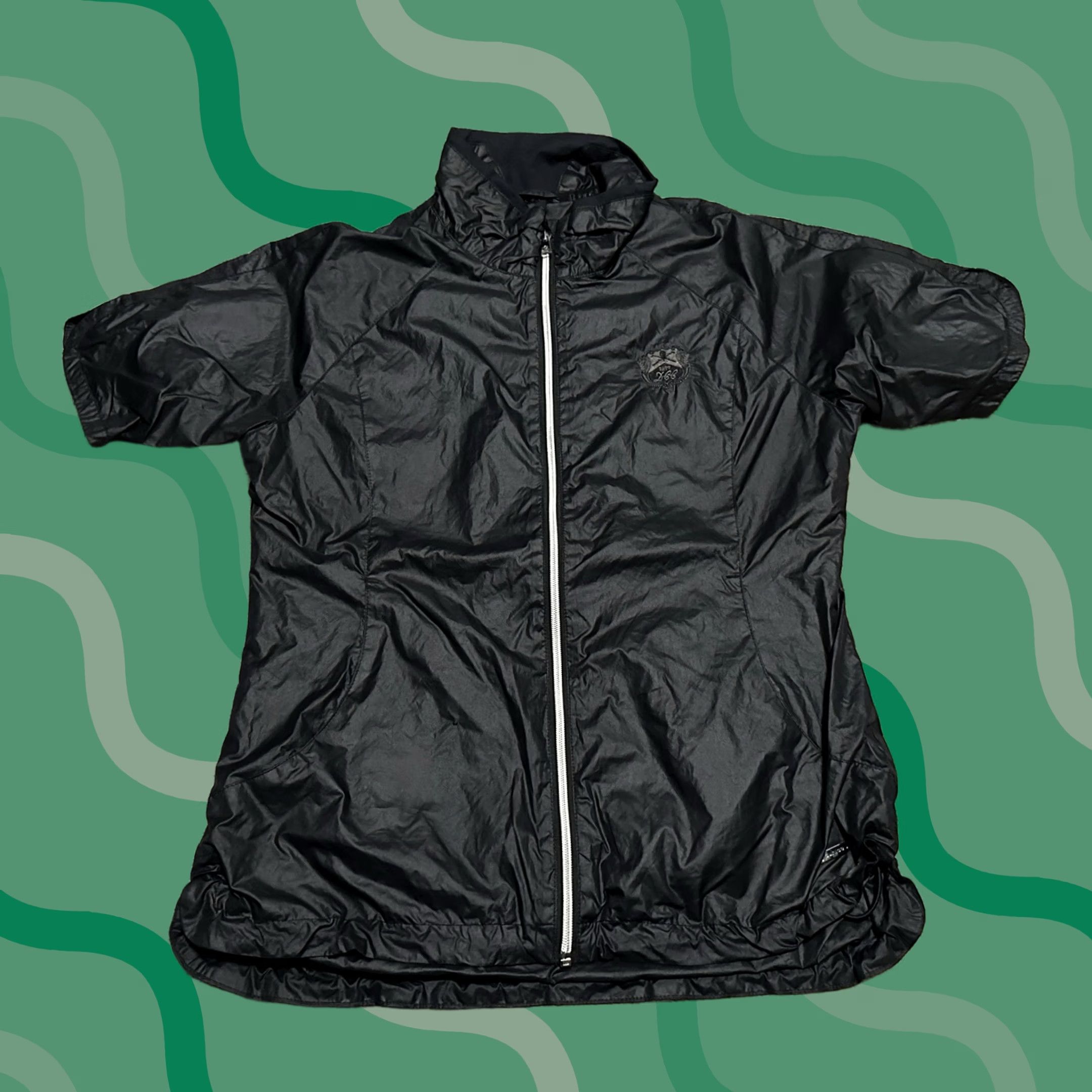Vintage Sunice Jacket Womens Medium Black Full Zip Windbreaker Lightweight Performance Size M / US 6-8 / IT 42-44 - 1 Thumbnail
