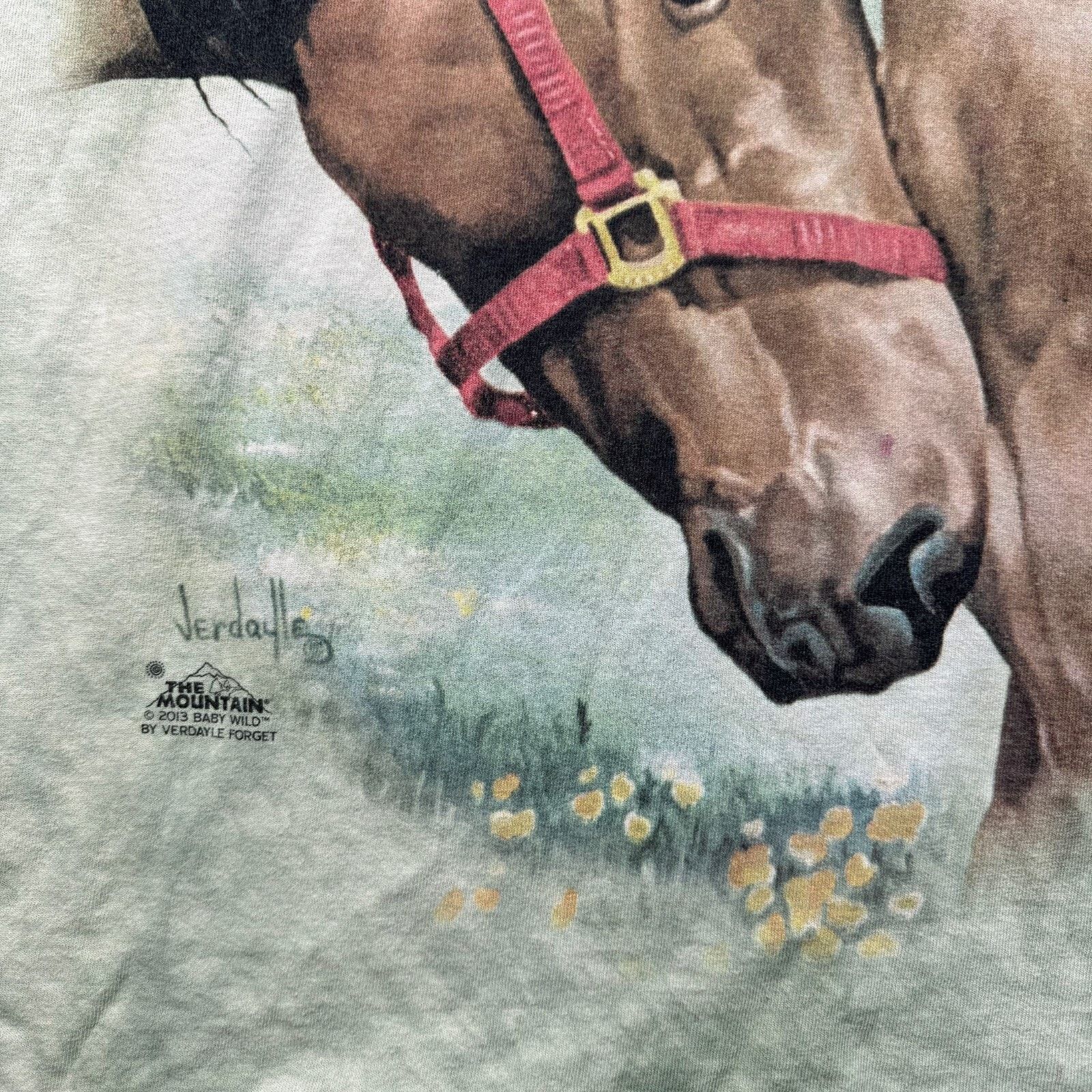 The Mountain The Mountain Horses Baby 2013 T Shirt Verdayle Forget Vtg M Size US M / EU 48-50 / 2 - 3 Thumbnail