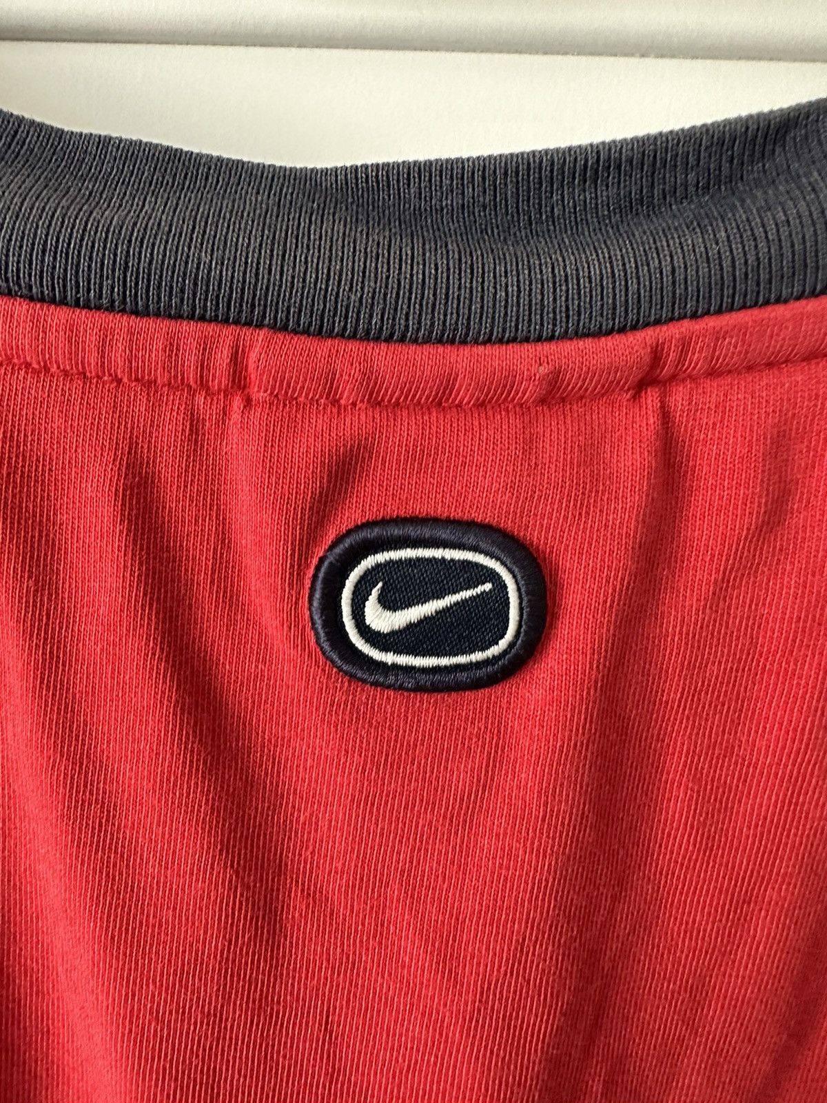 Nike 90’s NIKE vintage faded red t shirt big logo Size US M / EU 48-50 / 2 - 9 Thumbnail