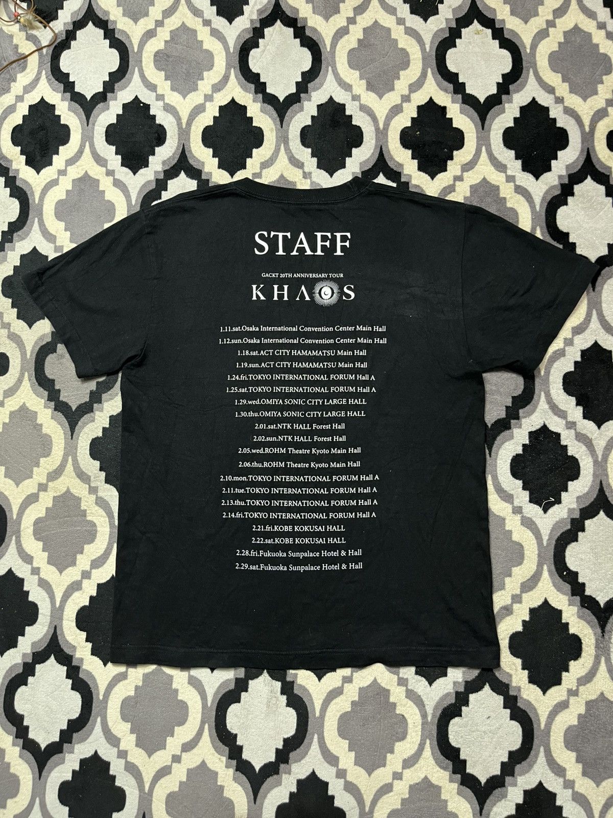 Vintage RARE gackt visual kei singer 20th anniversary tshirt Size US M / EU 48-50 / 2 - 3 Thumbnail