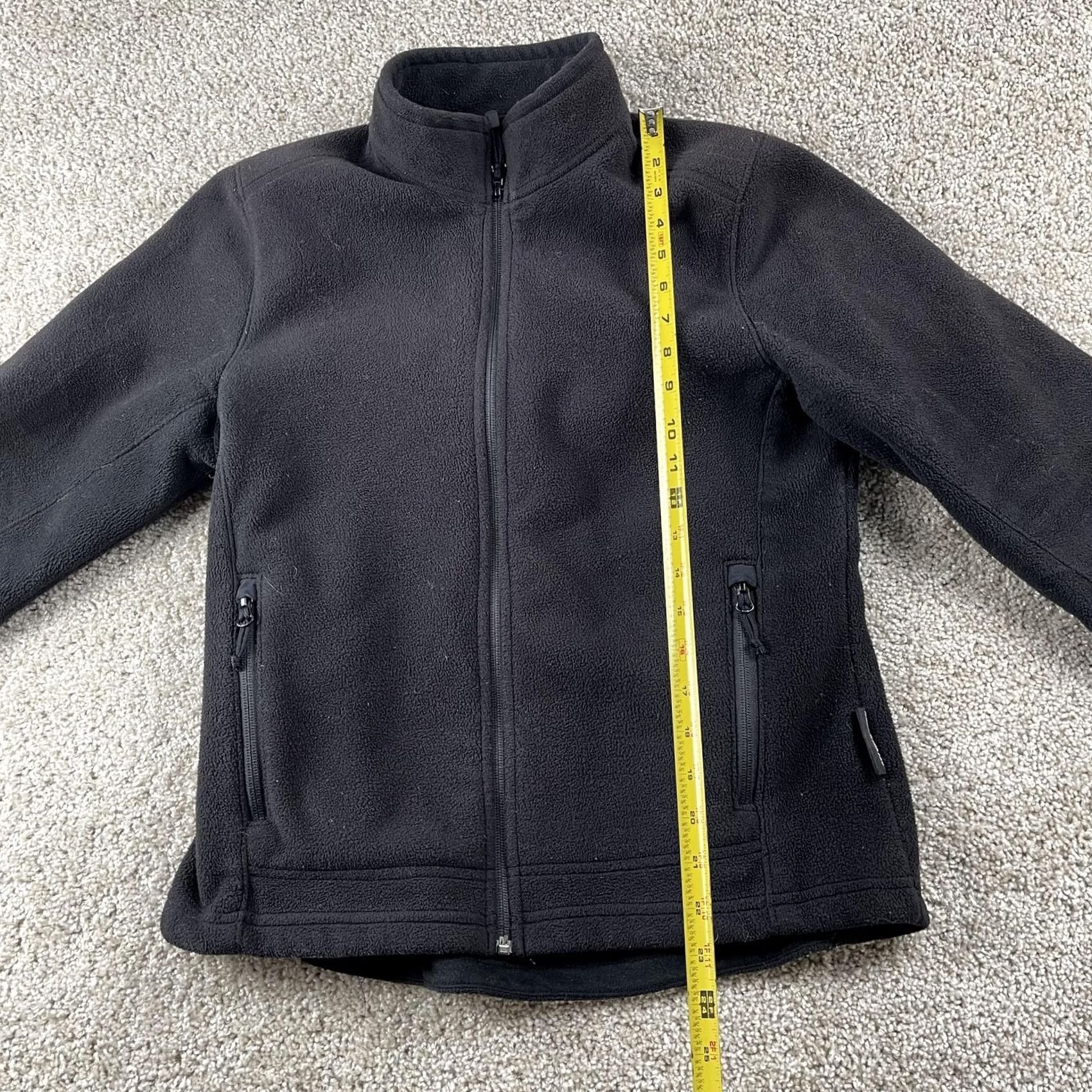 Eddie Bauer Eddie Bauer Fleece Jacket Womens Medium Black Full Zip Collared Pockets Outdoor Size M / US 6-8 / IT 42-44 - 6 Thumbnail