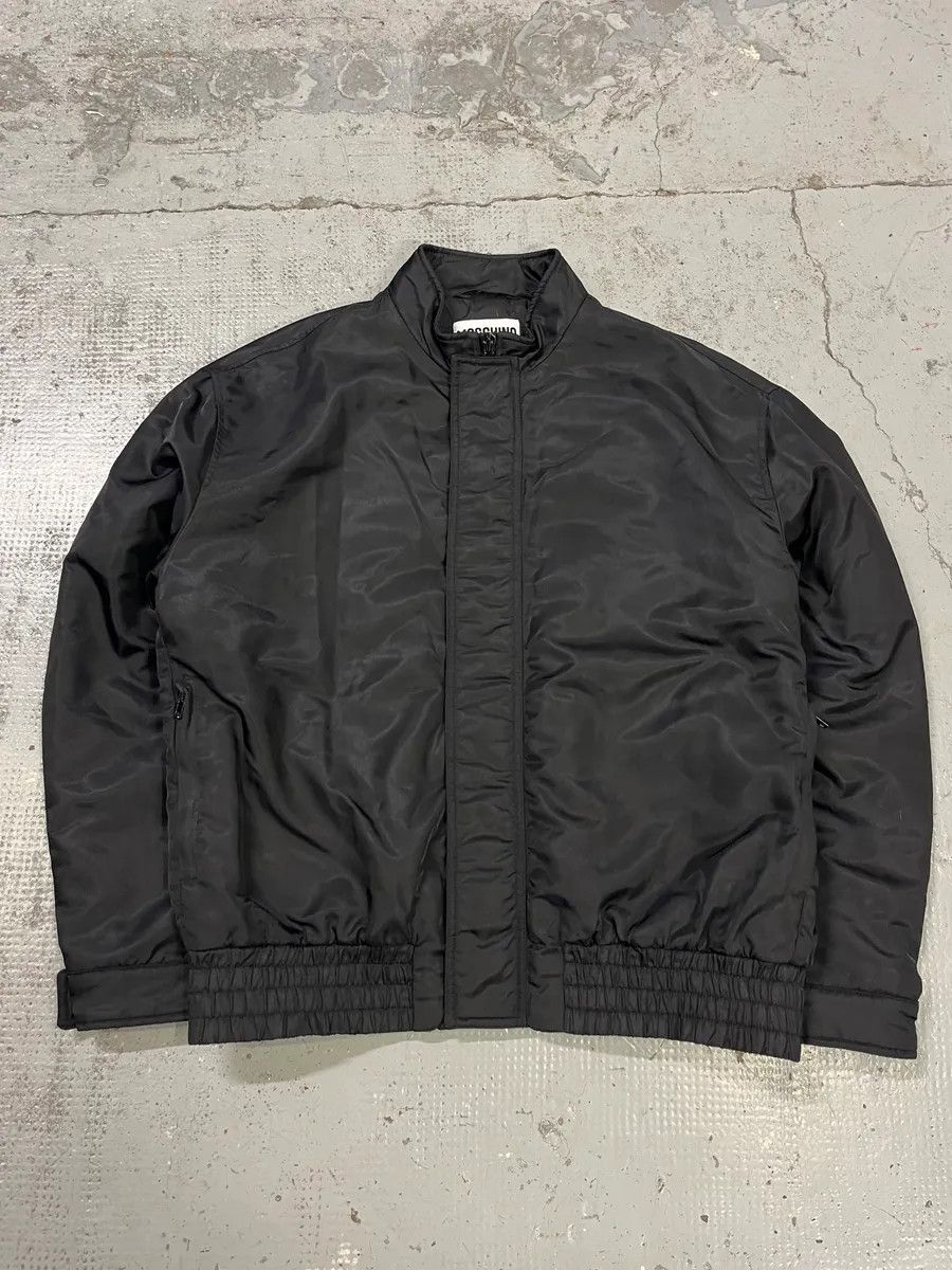 Moschino 2010s Moschino Black Nylon Ribbed Cuff Bomber Jacket Size US M / EU 48-50 / 2 - 4 Thumbnail