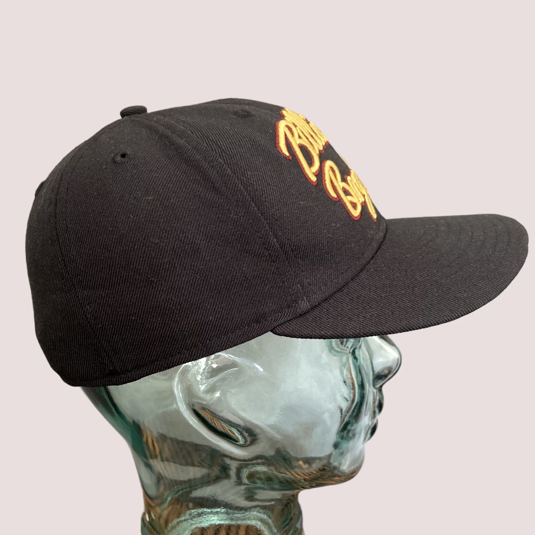 Billionaire Boys Club Billionaire Boys Club New Era Hat Cap Mens 7 1/2 Wool Fitted Streetwear 59FIFTY Black Wool Cap Mens 7 1/2 Baseball Hat Size ONE SIZE - 1 Thumbnail