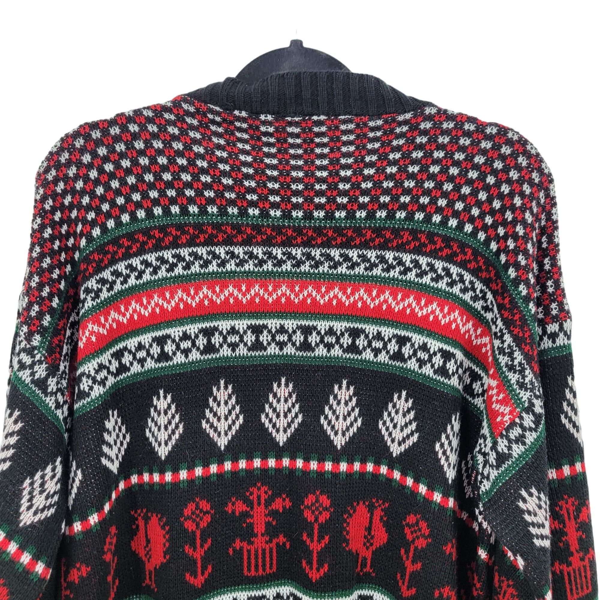 Vintage Vintage Ugly Christmas Sweater L Navy Red Argyle Non Itch Size US L / EU 52-54 / 3 - 7 Thumbnail