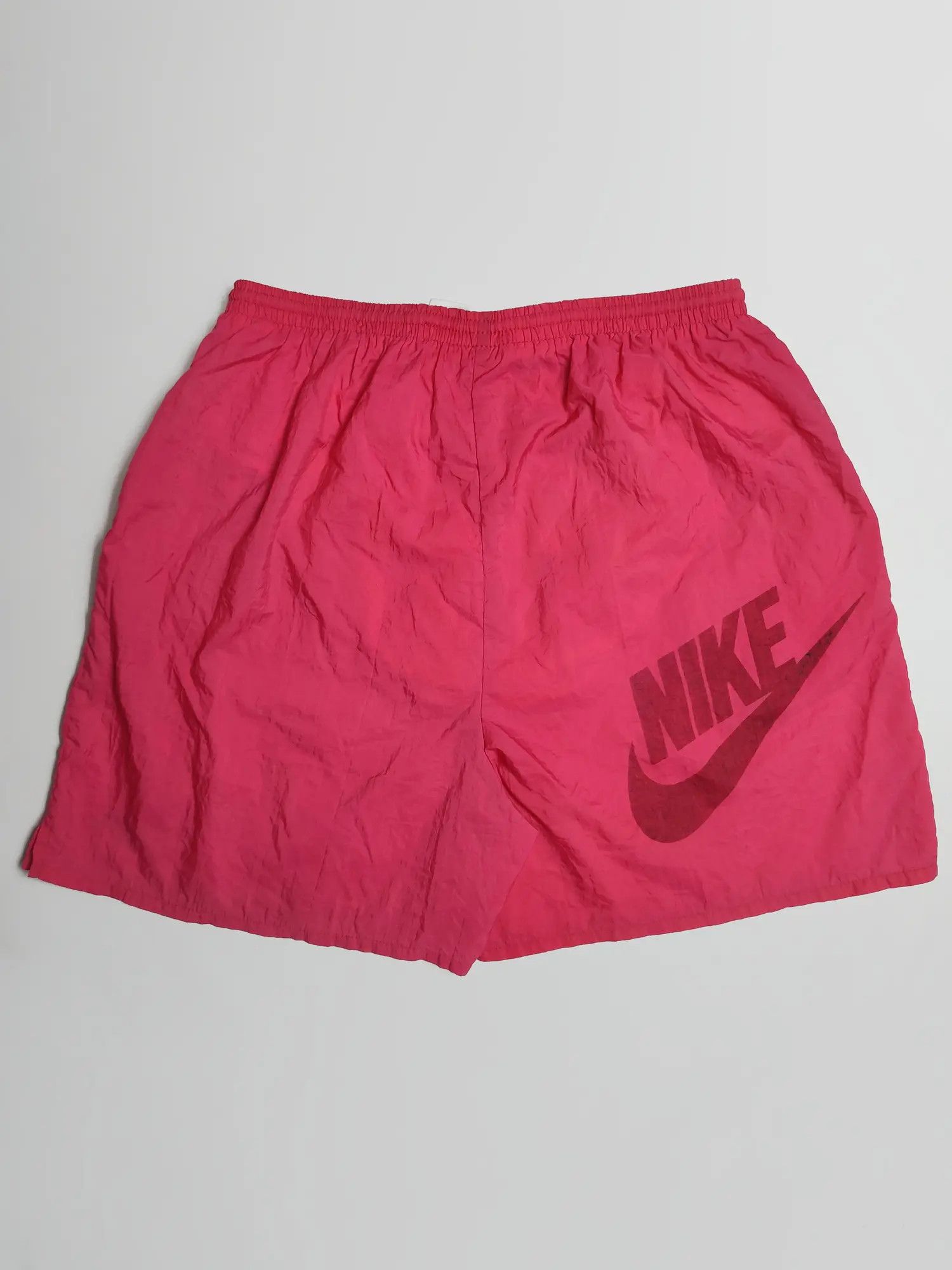 Nike 🔥Vintage 90's Nike Nylon Pink shorts Size US 34 / EU 50 - 1 Thumbnail