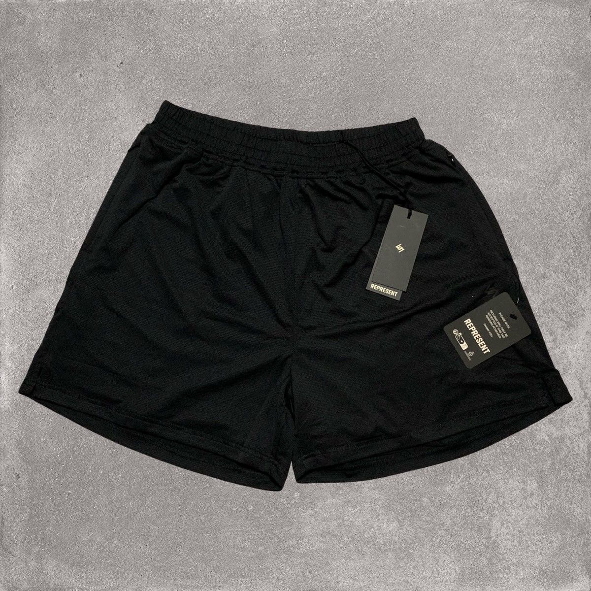 Represent Small Shorts Black 247 DNA Mesh