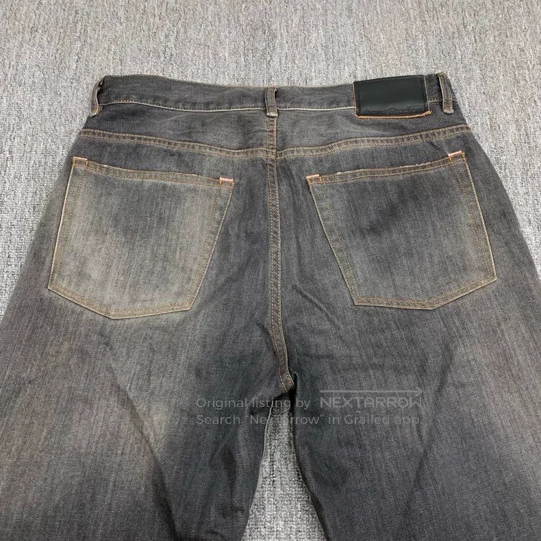 Acne Studios Acne Studios Black Graffiti Washed Vintage Wide-Leg Denim Size US 32 / EU 48 - 9 Thumbnail
