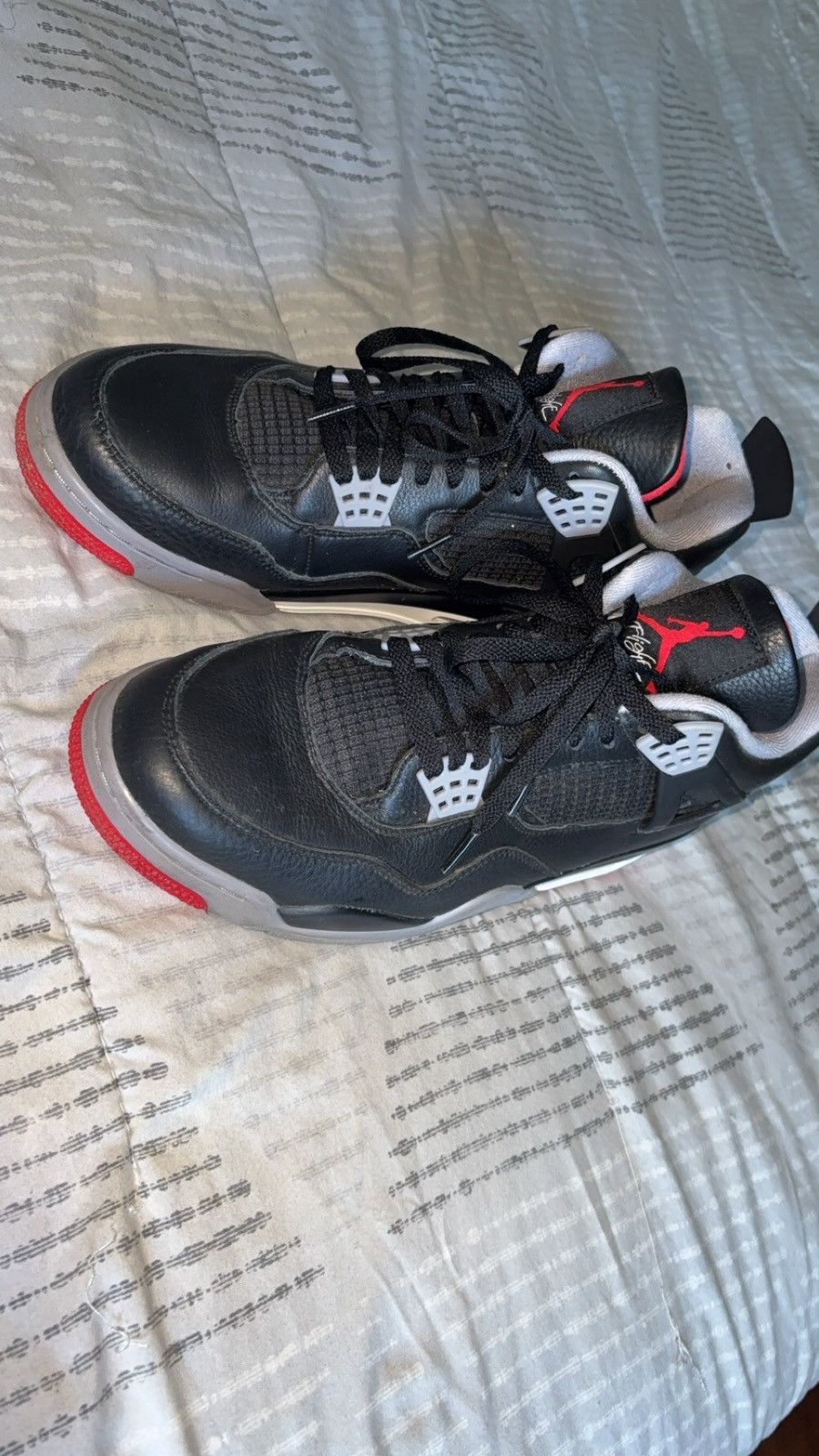 Jordan Brand jordan 4 retro bred reimagined Size US 12.5 / EU 45-46 - 1 Thumbnail