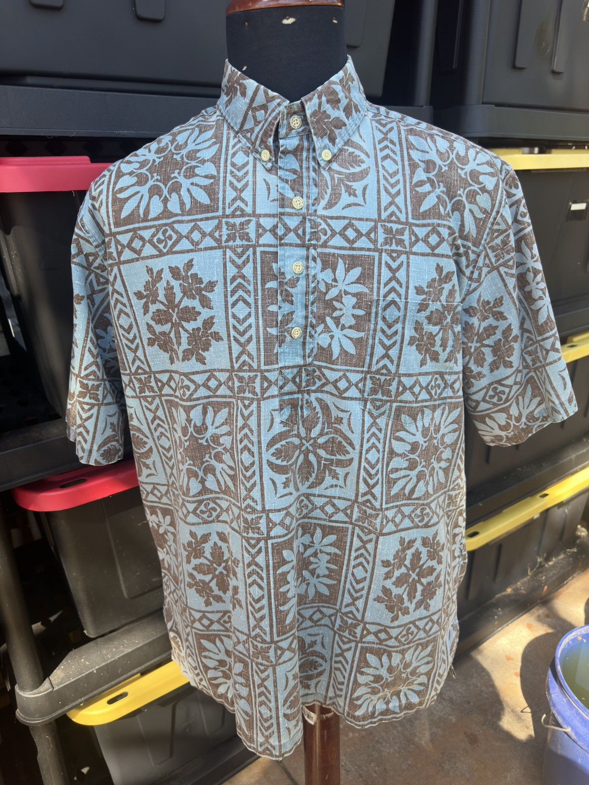 Reyn Spooner Reyn Spooner Classic Fit Hawaiian Print Multicolored Men's L Size US L / EU 52-54 / 3 - 1 Thumbnail