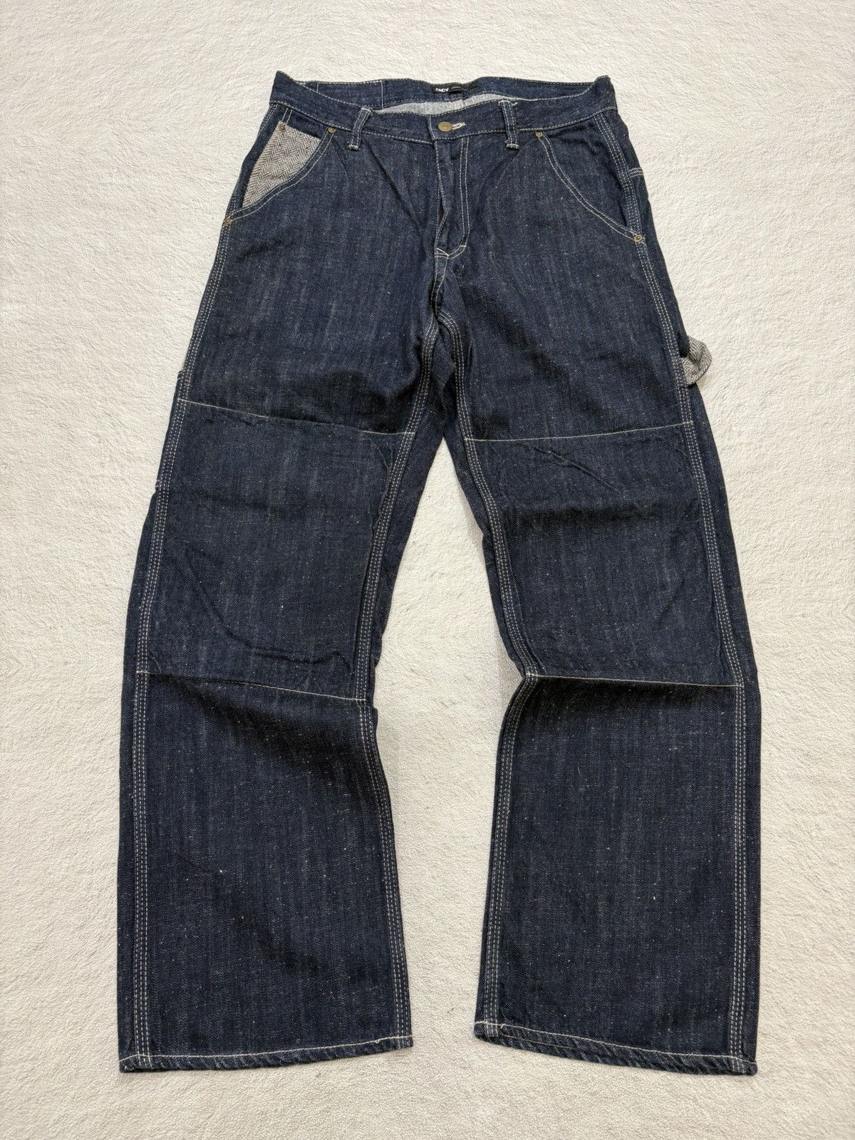 Kapital 2000s Convave japan Carpenter indigo denim y2k style Size US 31 - 1 Thumbnail
