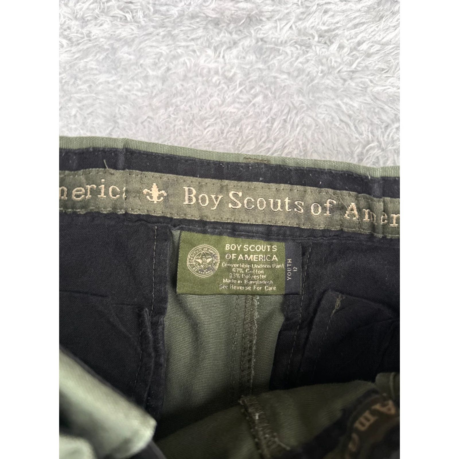 Vintage VINTAGE Boy Scouts Pants Adult 42 Green Cargo Convertible Uniform Cotton Blend 42x28 Mens Size US 42 / EU 58 - 6 Thumbnail