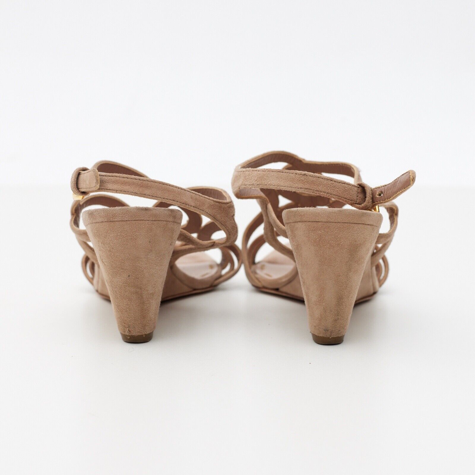 Miu Miu Miu Miu Suede Wedge Heels Size US 6 / IT 36 - 3 Thumbnail