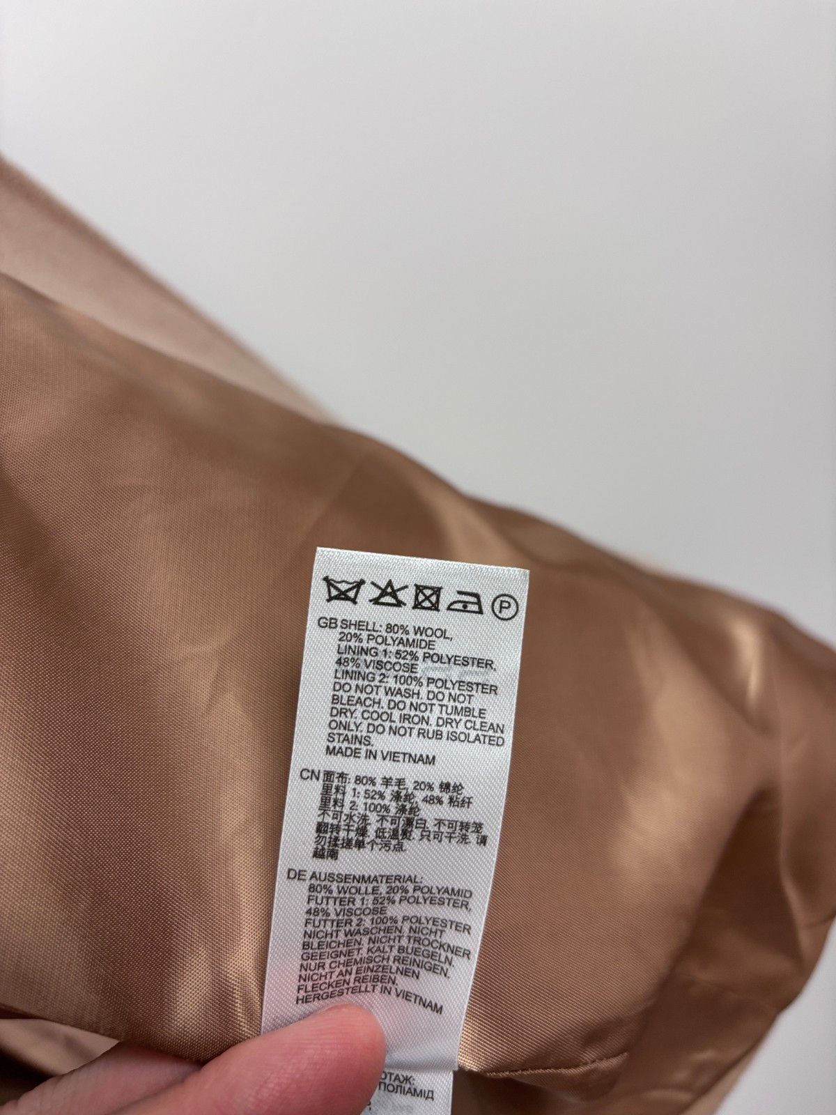 Reiss Reiss Maude Wool Blend Double Breasted Coat Camel Size US 6 Size M / US 6-8 / IT 42-44 - 10 Thumbnail
