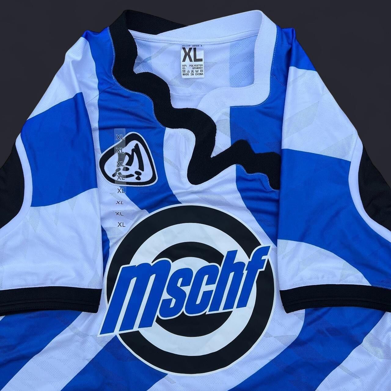 MSCHF MSCHF Wavy Detergent Wavy Blue Jersey Size XL DEADSTOCK Size US XL / EU 56 / 4 - 4 Thumbnail