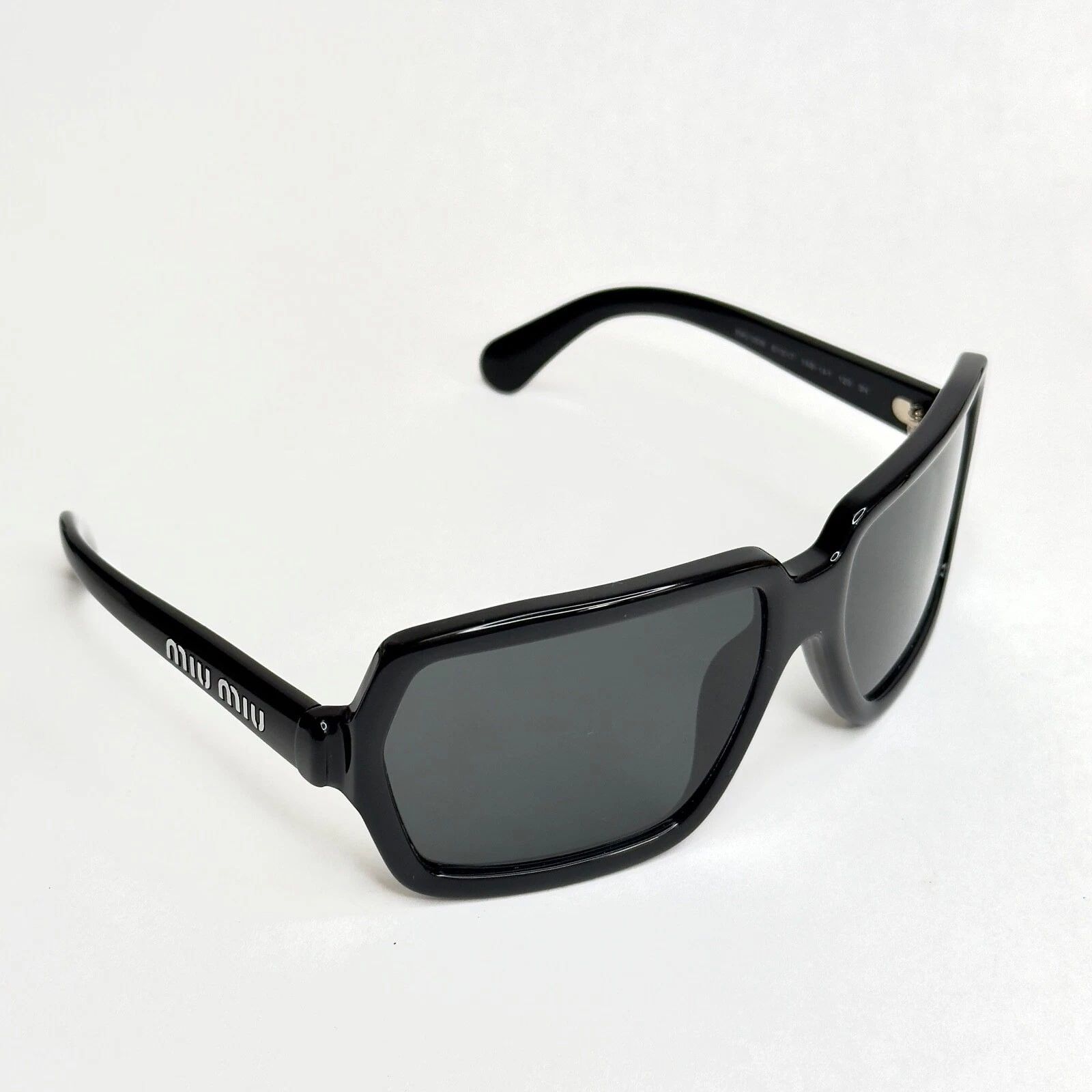 Miu Miu MIU MIU CORE MU06WS Black Geometric Square Fashion 06W Size ONE SIZE - 6 Thumbnail