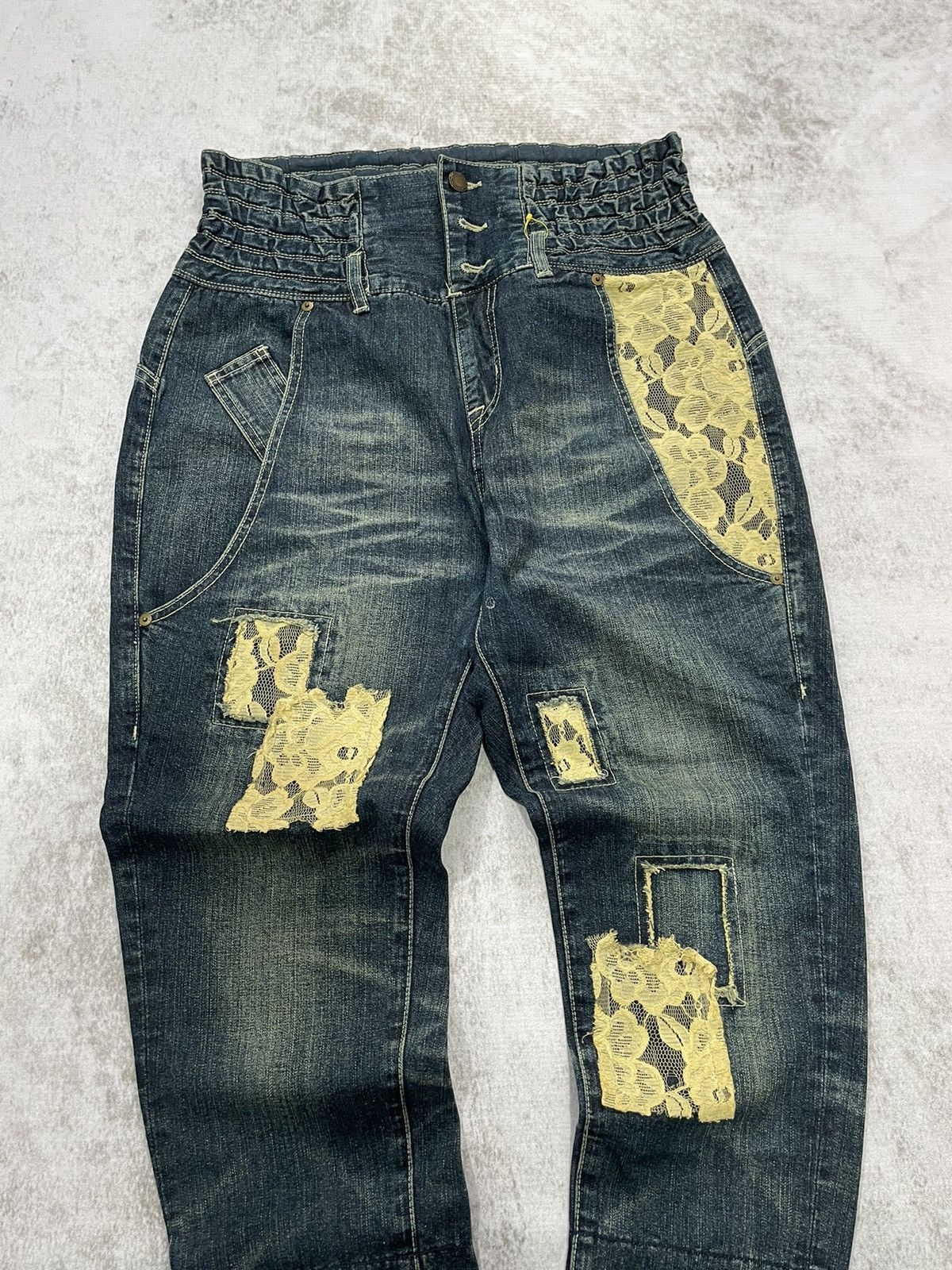 Issey Miyake 2000s Somari japan hight waistdenim pants kapitalstyle Size US 32 / EU 48 - 2 Thumbnail