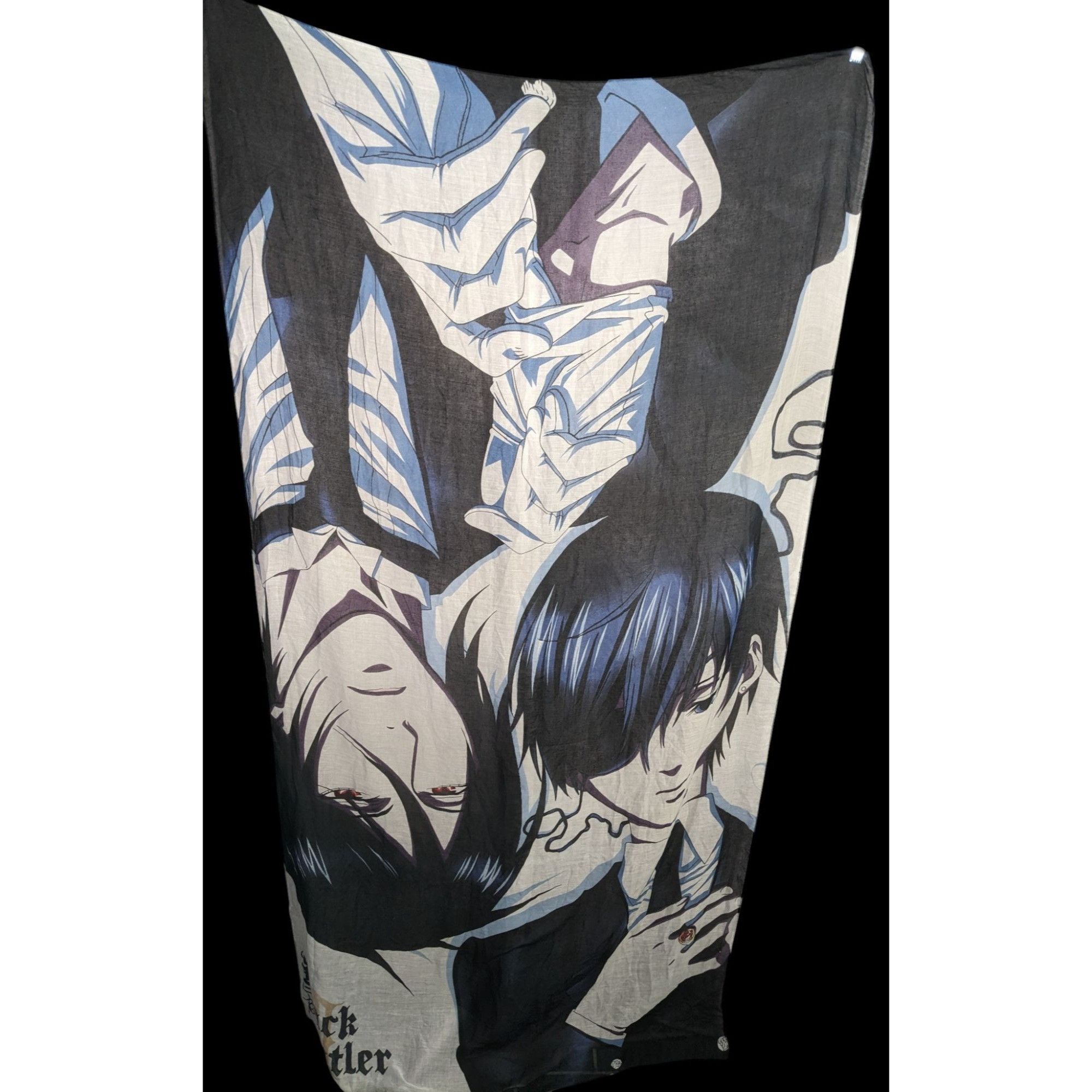 Other Black Butler Ciel & Sebastian Lightweight Scarf 38x72 Inches Size ONE SIZE - 1 Thumbnail