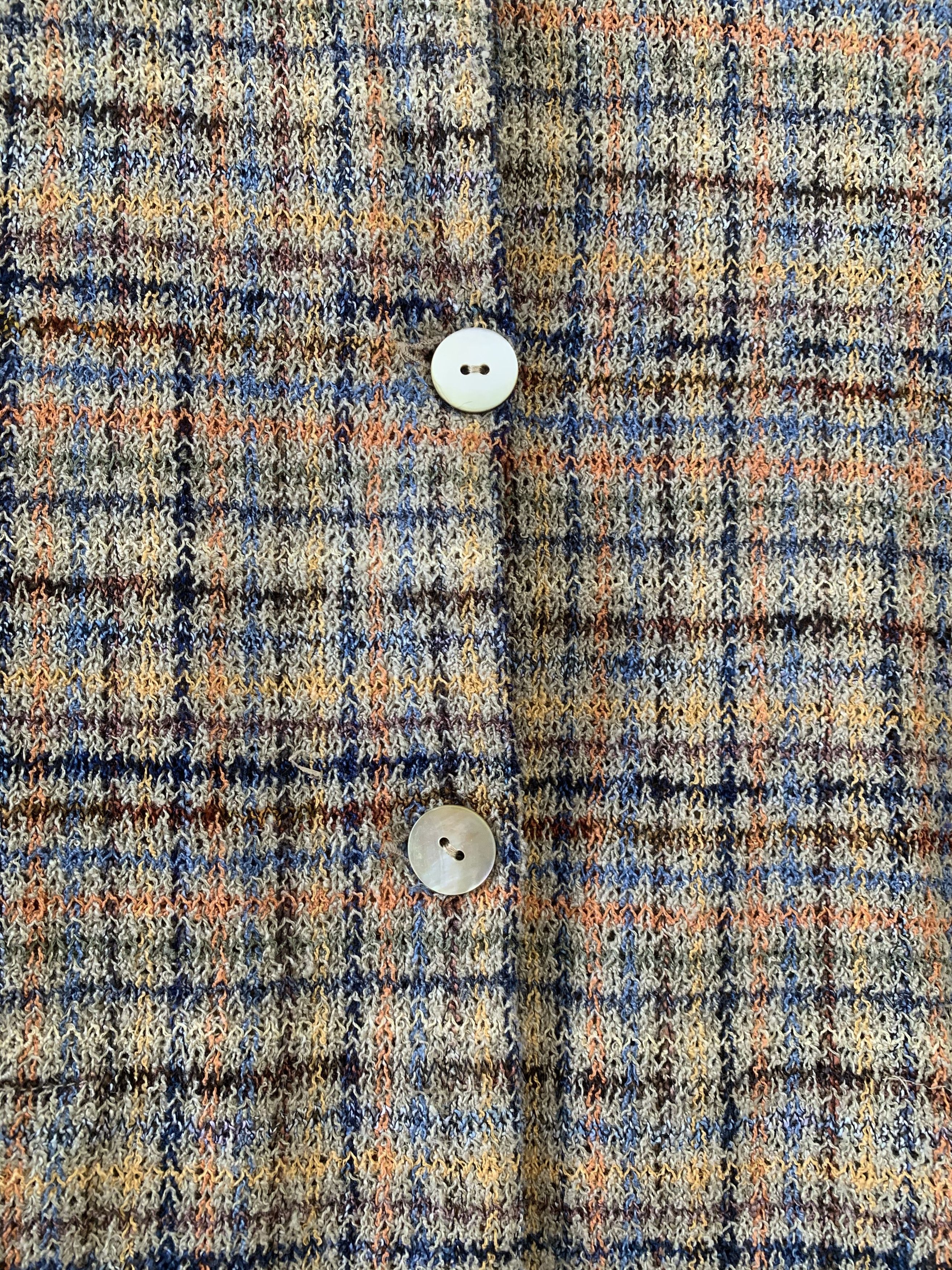 Vintage Tweed Blouse Size M / US 6-8 / IT 42-44 - 5 Thumbnail