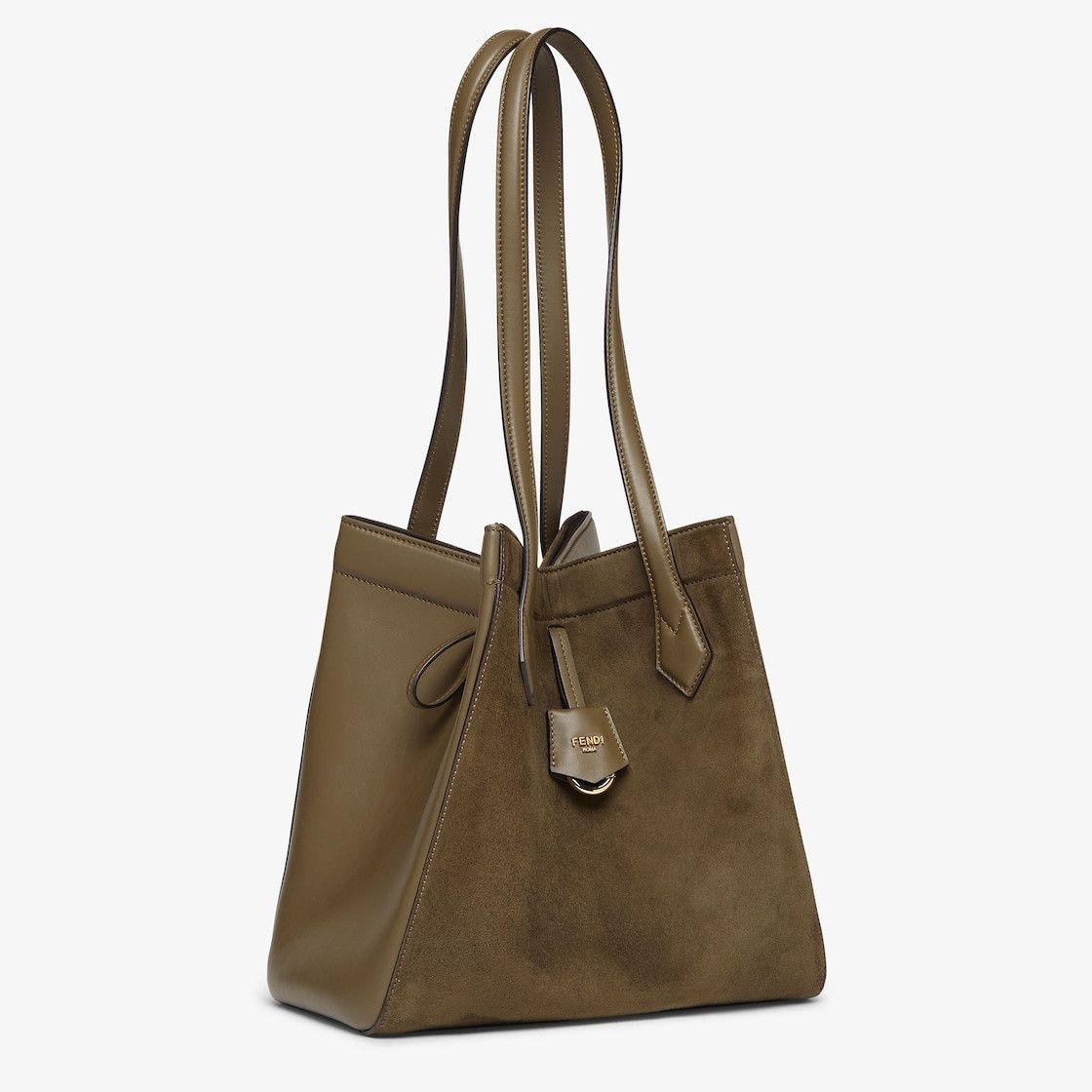 Fendi o1s1wg110925 Size: OS/Fendi Origami Medium in Green Size ONE SIZE - 1 Thumbnail