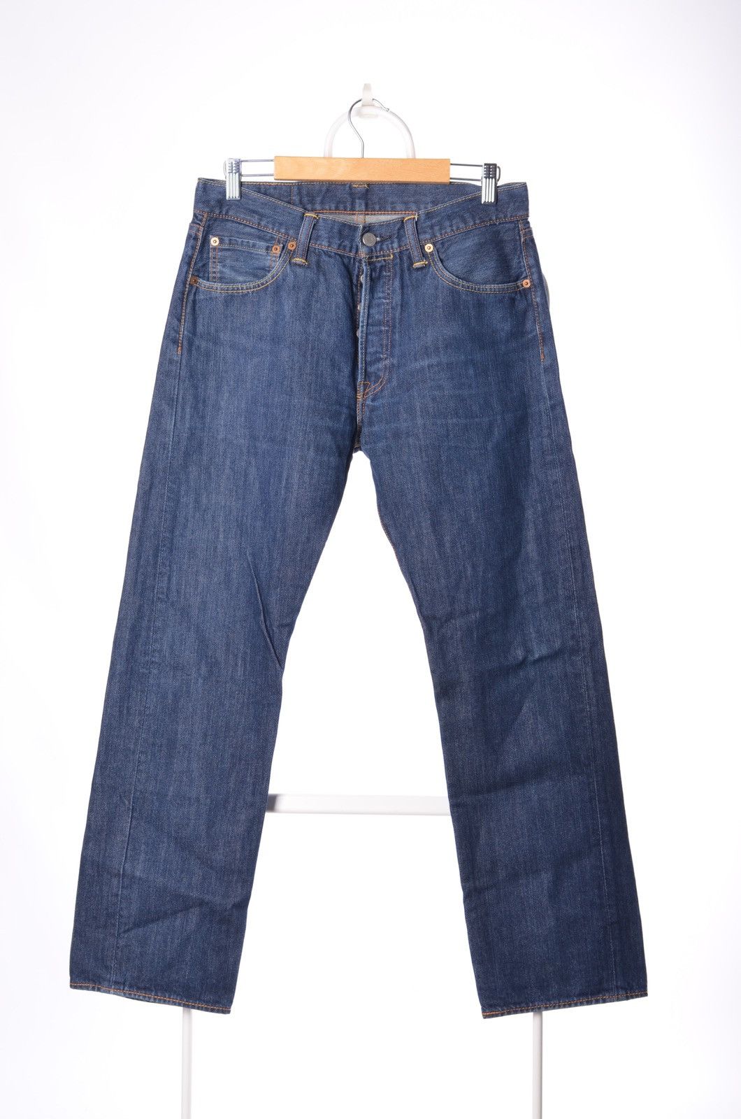 Levi's Levis Levi's 501 Blue Denim Jeans size32 Size US 32 / EU 48 - 3 Thumbnail