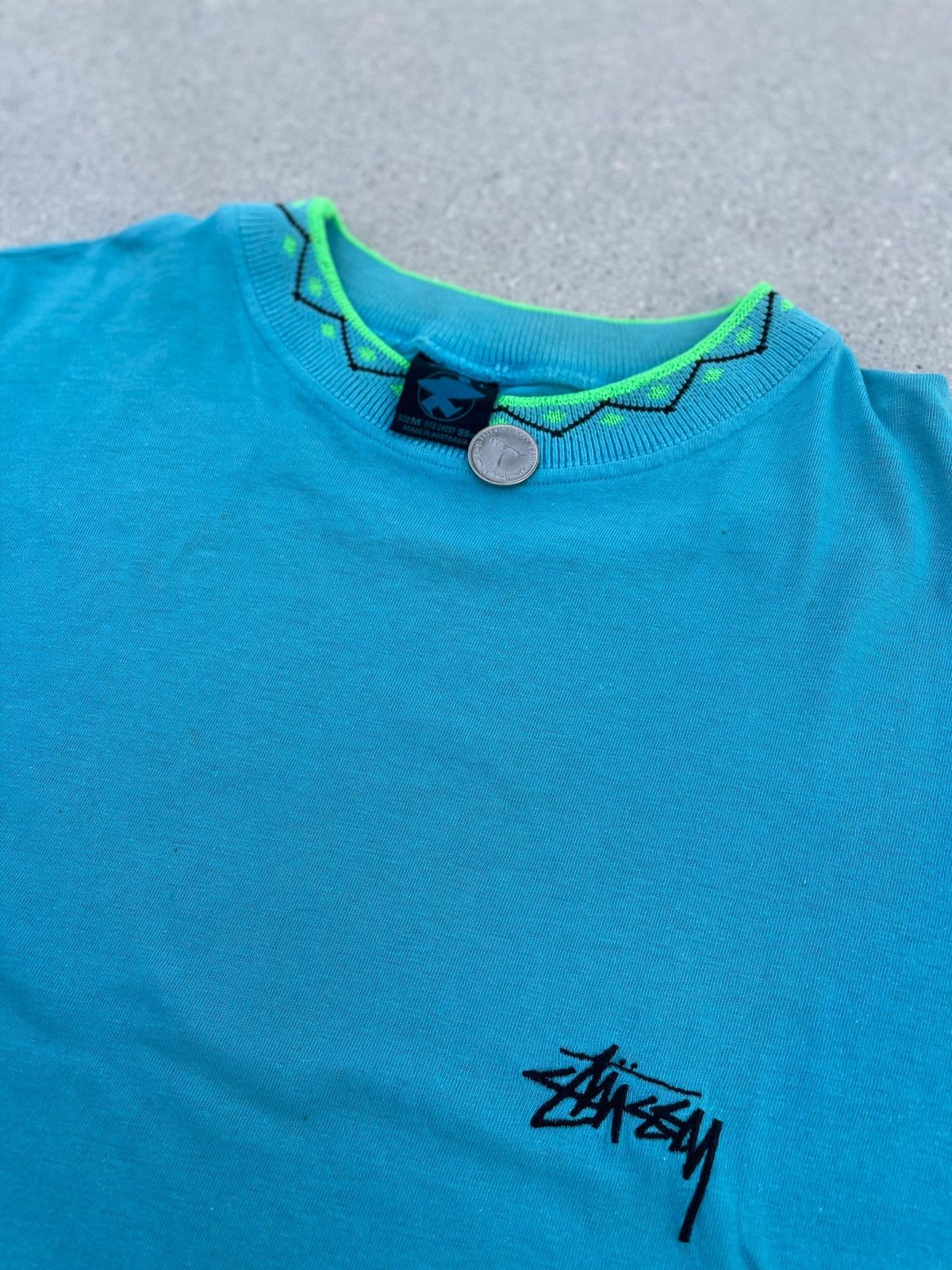 Stussy × Vintage Stussy Mockneck tomtom super rare TAG ( SURFMAN ) Size US M / EU 48-50 / 2 - 2 Thumbnail
