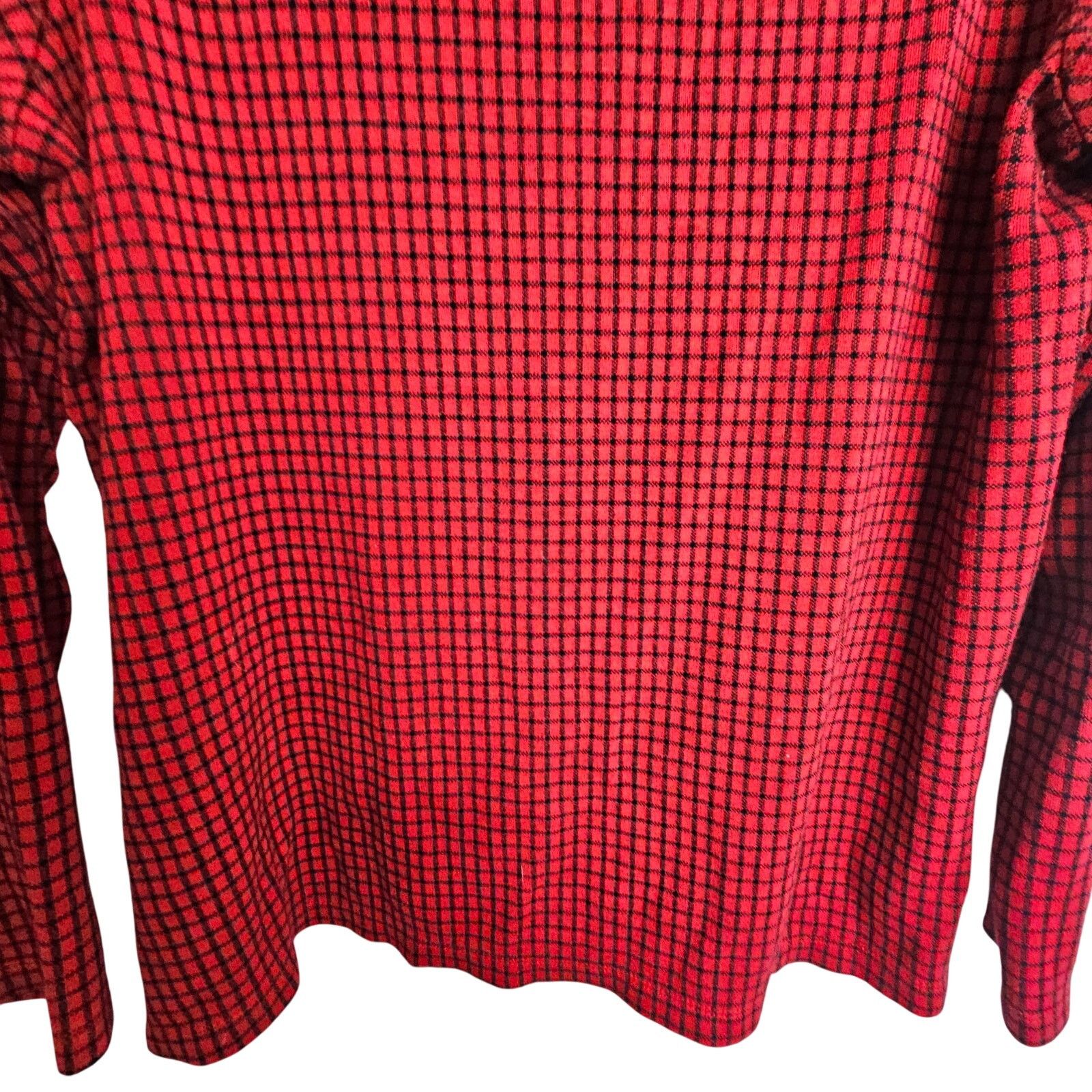 J. Jill J. Jill Womens Ponte Sweater Size M Check Lagenlook Stretch Size M / US 6-8 / IT 42-44 - 2 Thumbnail
