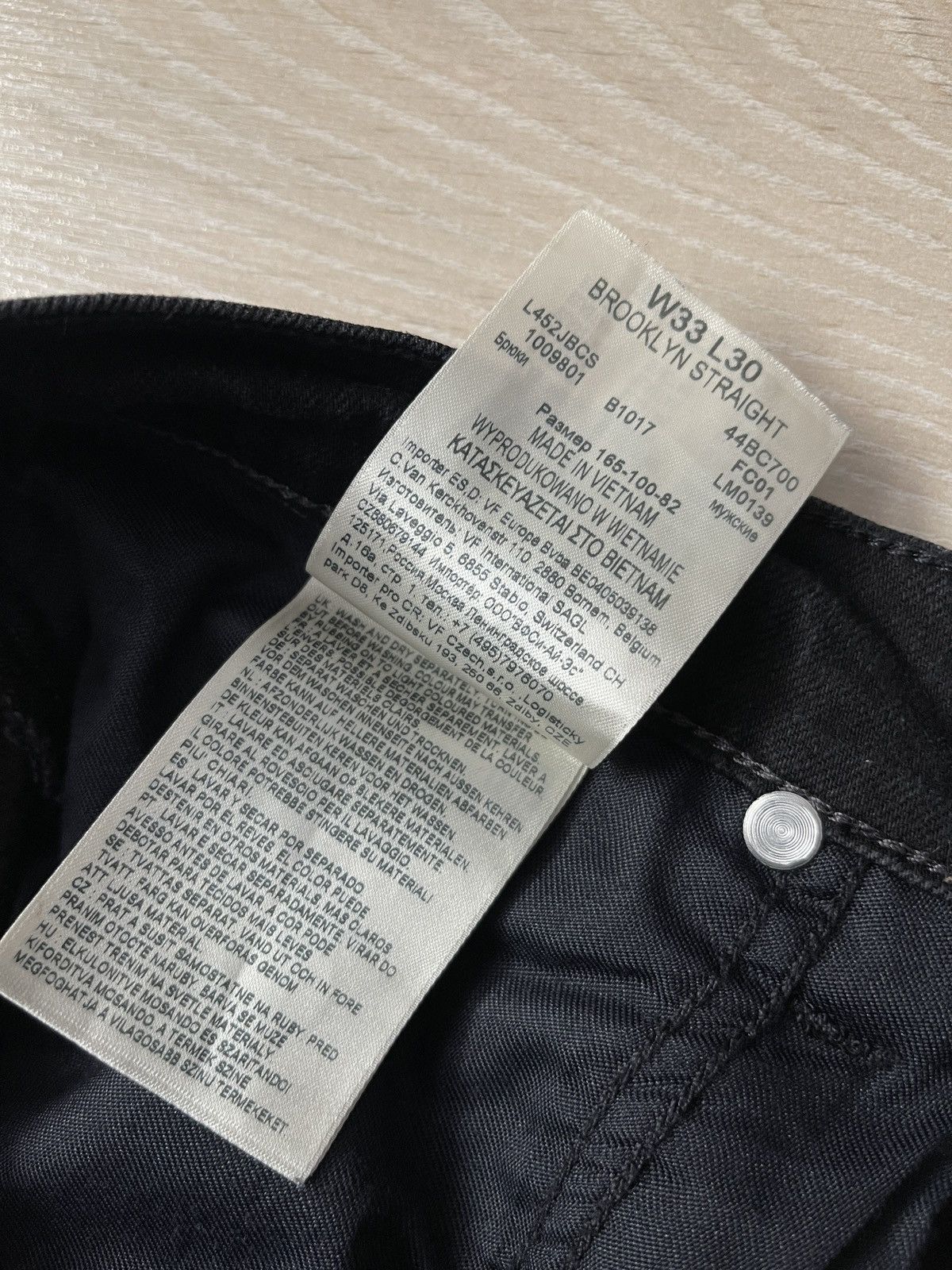 Lee Lee jeans black denim 33/30 Size US 33 - 7 Thumbnail