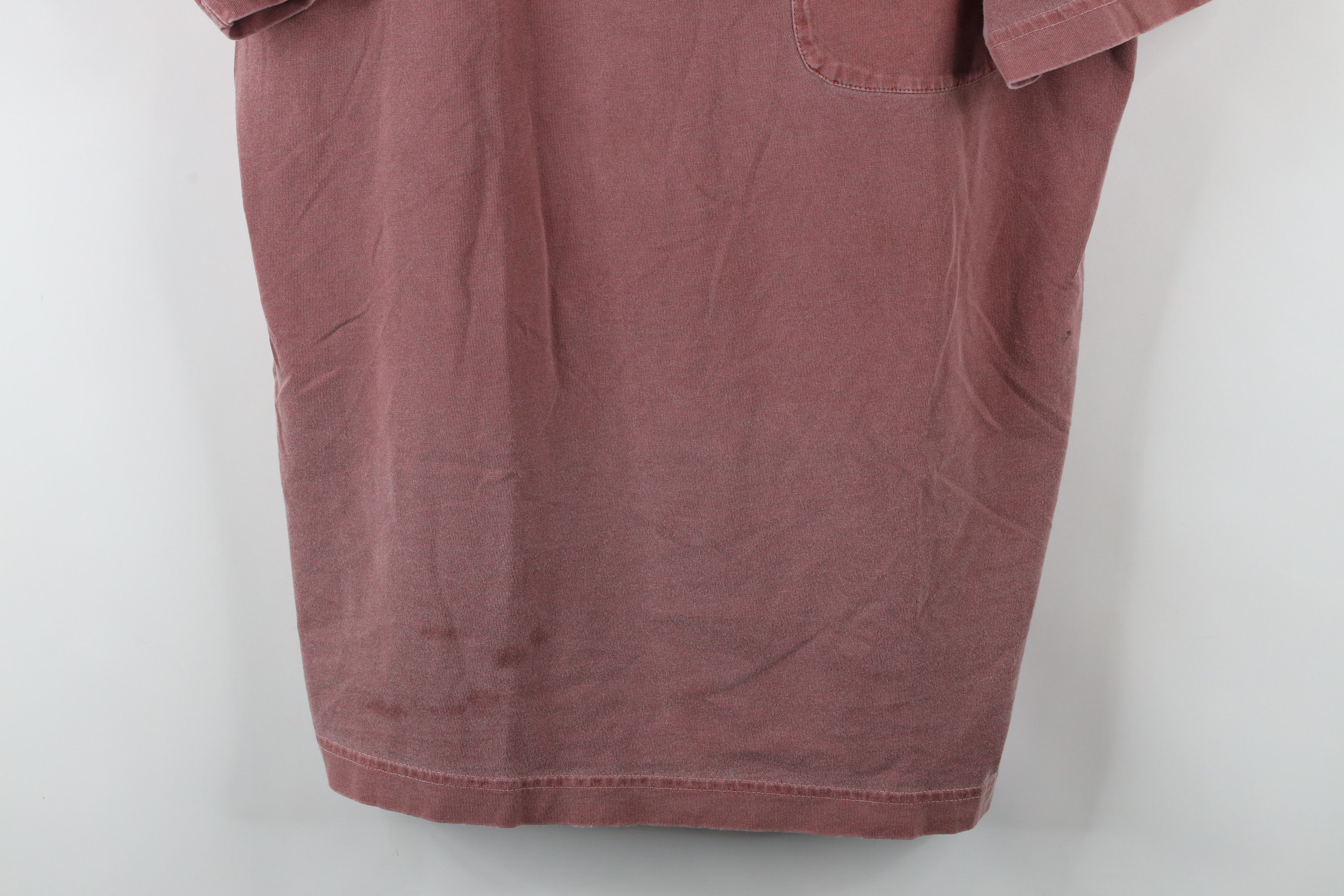 Cabelas × Vintage Vintage 90s Cabelas Faded Stonewash Pocket T-Shirt Cotton Size US M / EU 48-50 / 2 - 3 Thumbnail
