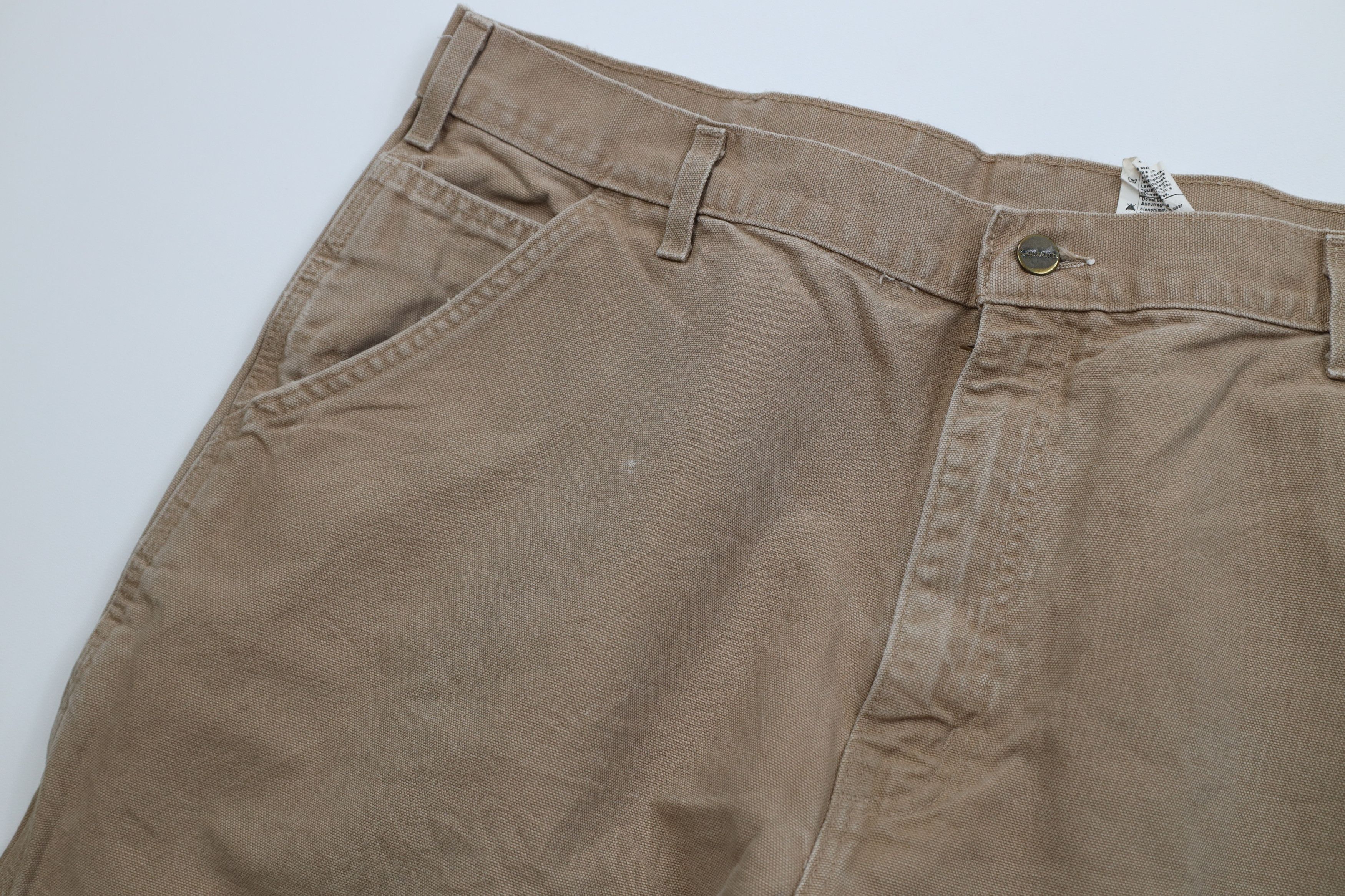 Carhartt Vintage Y2K 2004 Carhartt Canvas Wide Leg Dungaree Pants USA Size US 40 / EU 56 - 8 Thumbnail