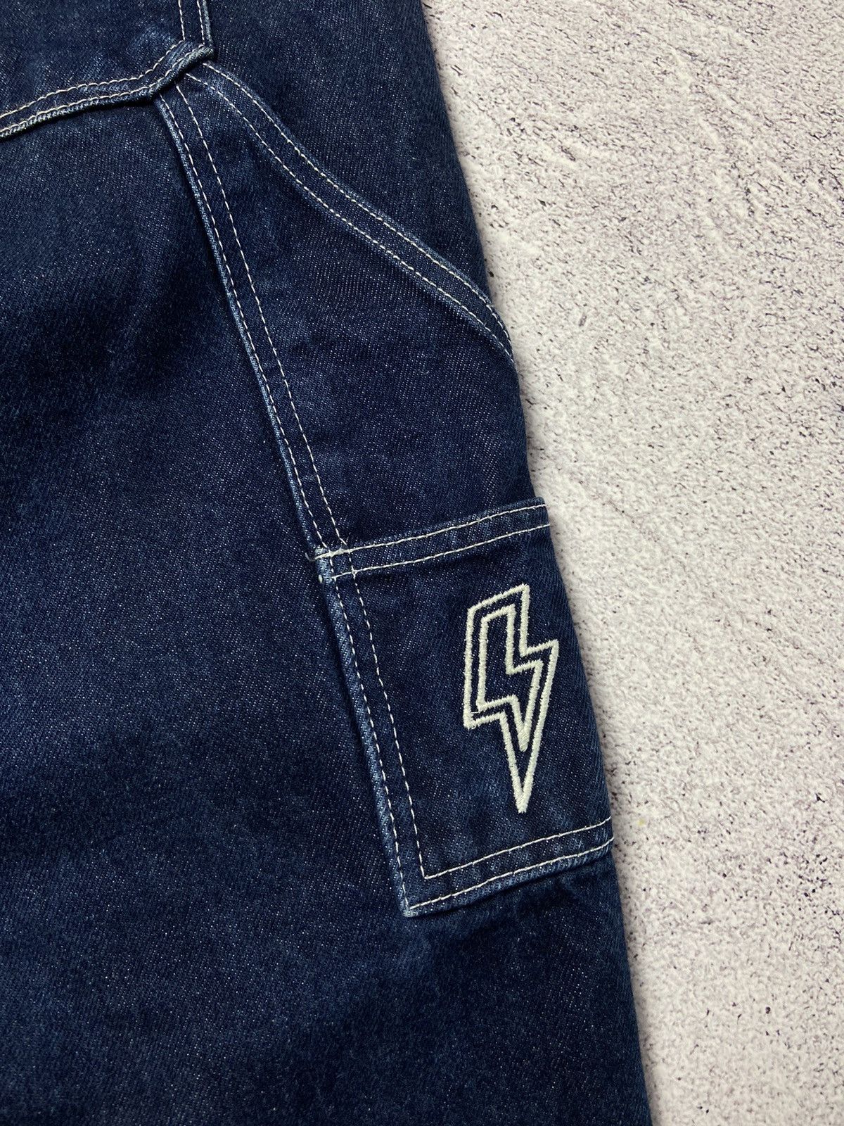 Japanese Brand Rare FSBN Rap Pants Hip Hop Baggy Jeans Avant Garde Style Size US 34 / EU 50 - 5 Thumbnail