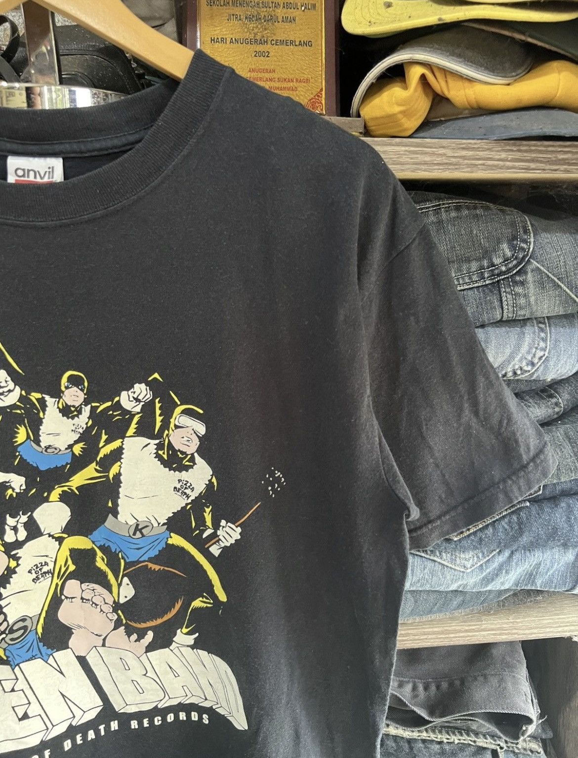 Band Tees 🔥Vintage Anvil Kien Band Pizza of Death Records Tee Size US M / EU 48-50 / 2 - 7 Thumbnail
