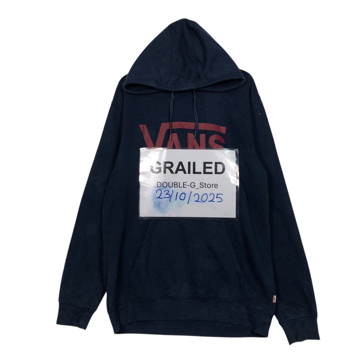 Vans 📌Hoodie Pull Over Anorak Vans Big Logo Design Size US L / EU 52-54 / 3 - 1 Thumbnail