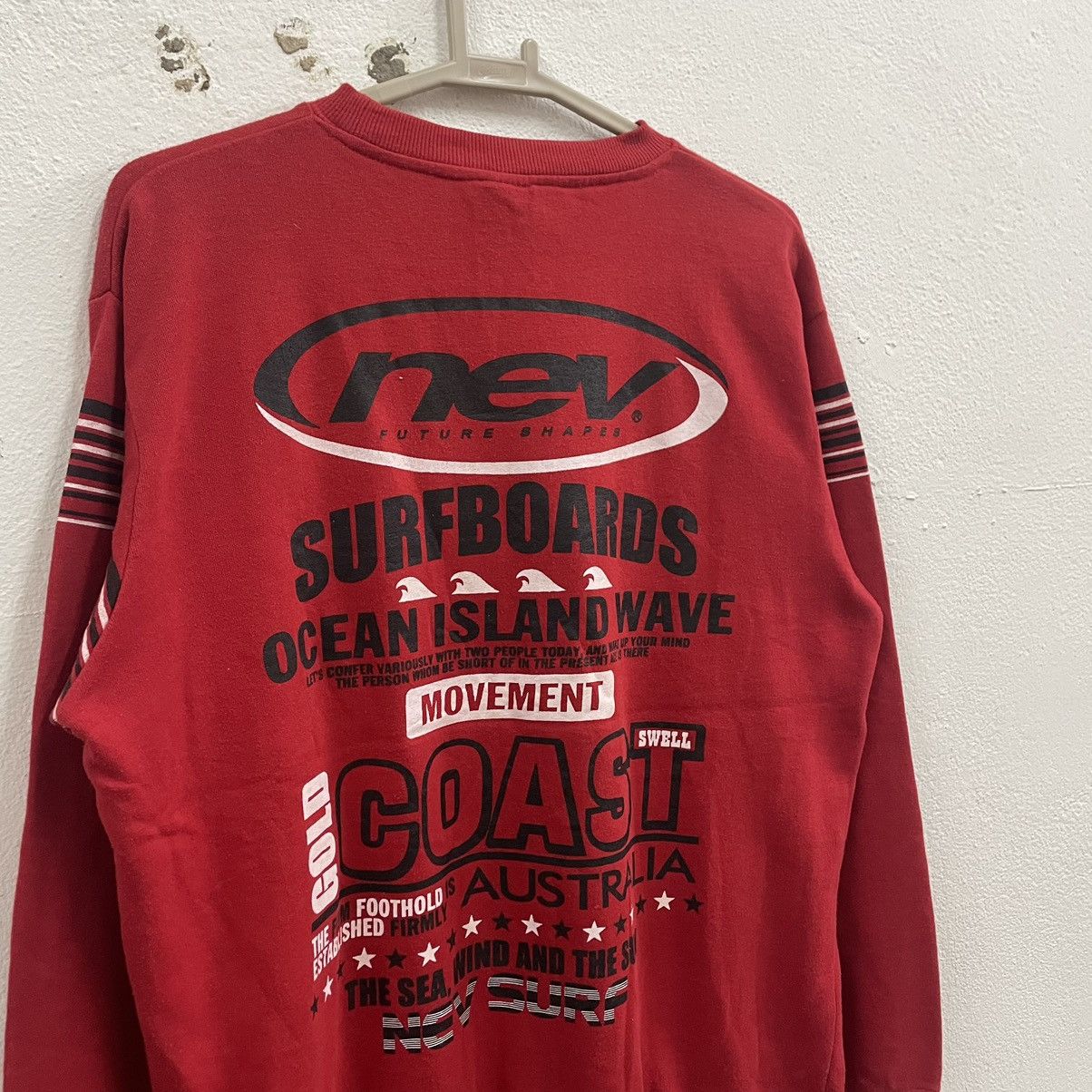 Vintage 🔥Vintage Nev Surf Big Logo Sweatshirts Size US M / EU 48-50 / 2 - 3 Thumbnail