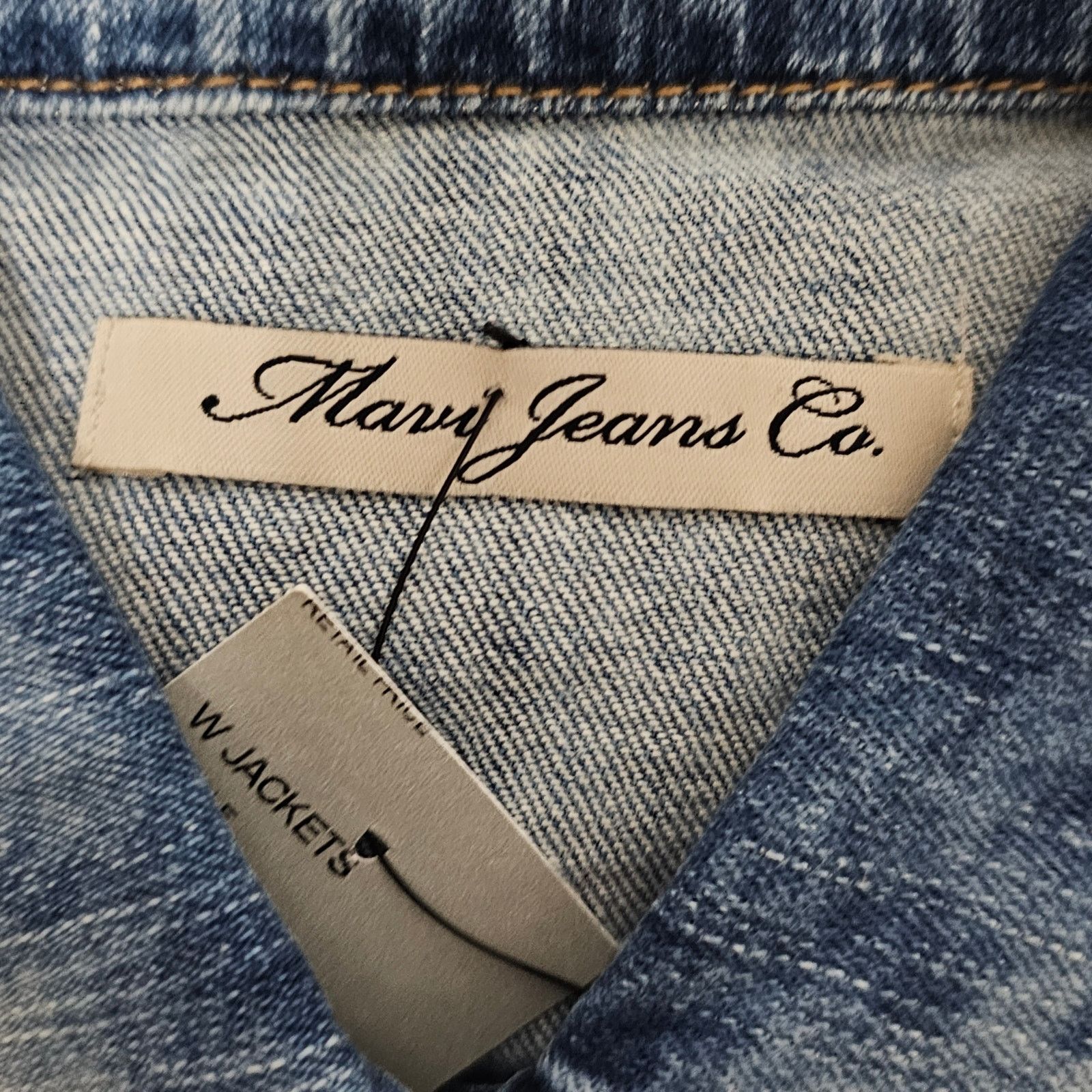 Mavi NWT Women's MAVI Denim Distressed Jacket - Sample SZ Small Size S / US 4 / IT 40 - 3 Thumbnail