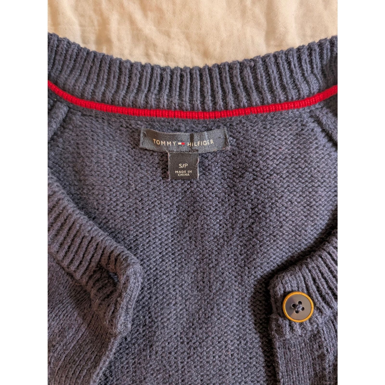 Tommy Hilfiger Tommy Hilfiger Zigzag Chevron Cardigan – Small Size S / US 4 / IT 40 - 4 Thumbnail