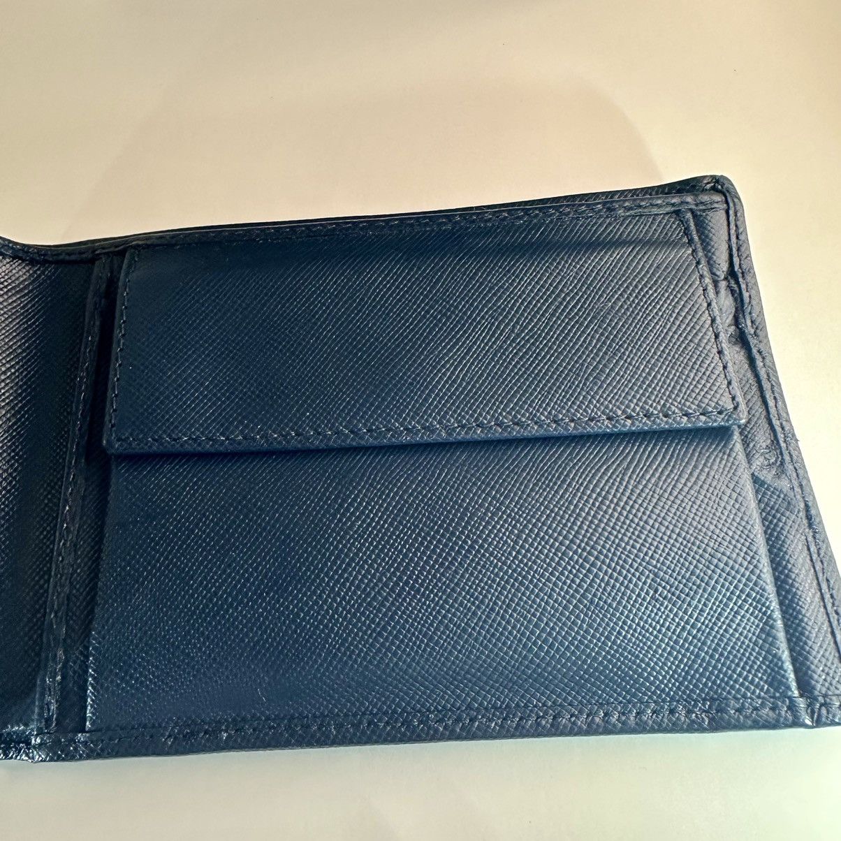 Prada Prada 2M0002 Saffiano Leather Wallet Baltico Navy Box+COA Size ONE SIZE - 5 Thumbnail