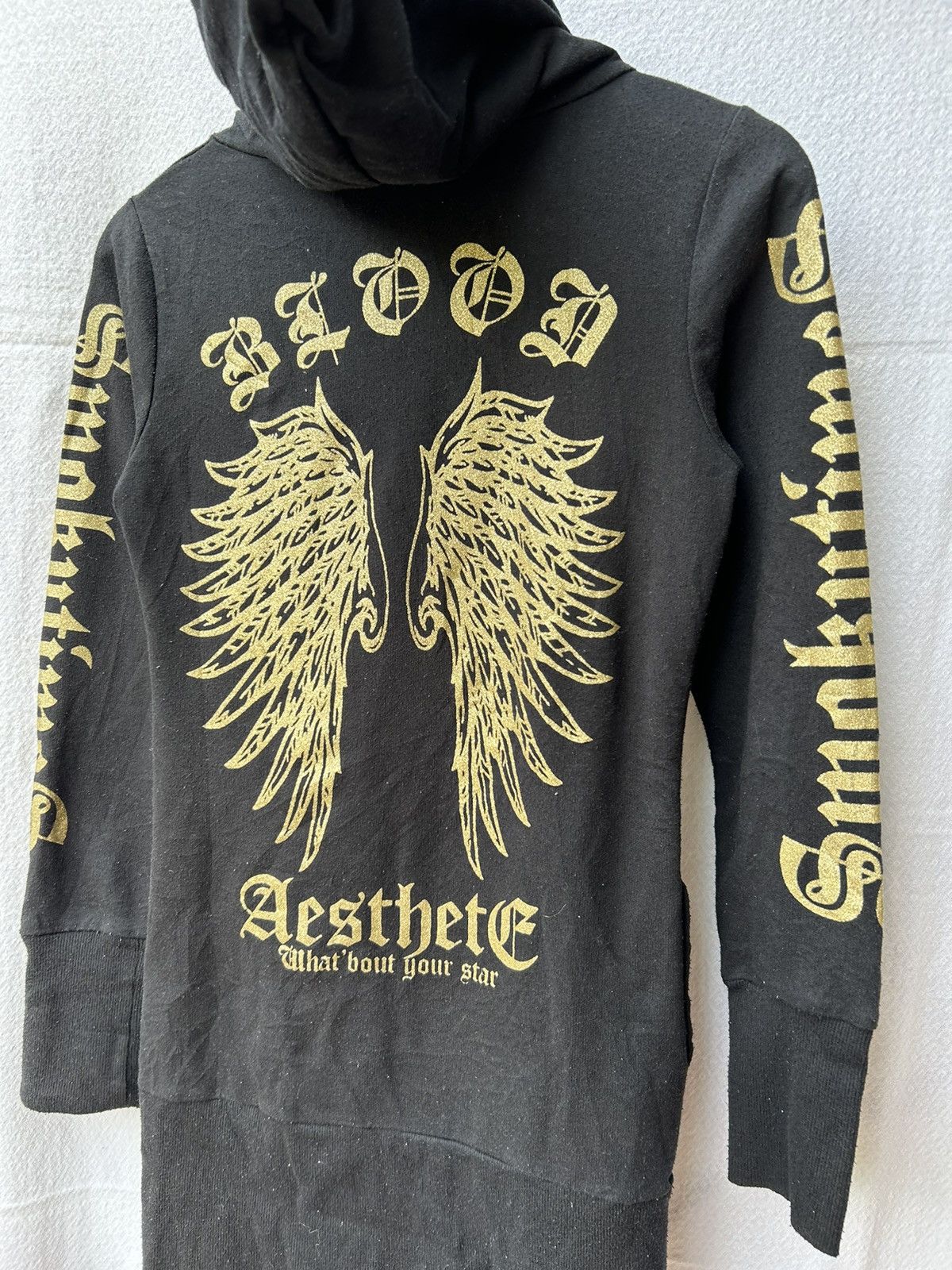 Japanese Brand Blue prive blood wing hoodie style Ifsixwasnine lgb Size US M / EU 48-50 / 2 - 6 Thumbnail