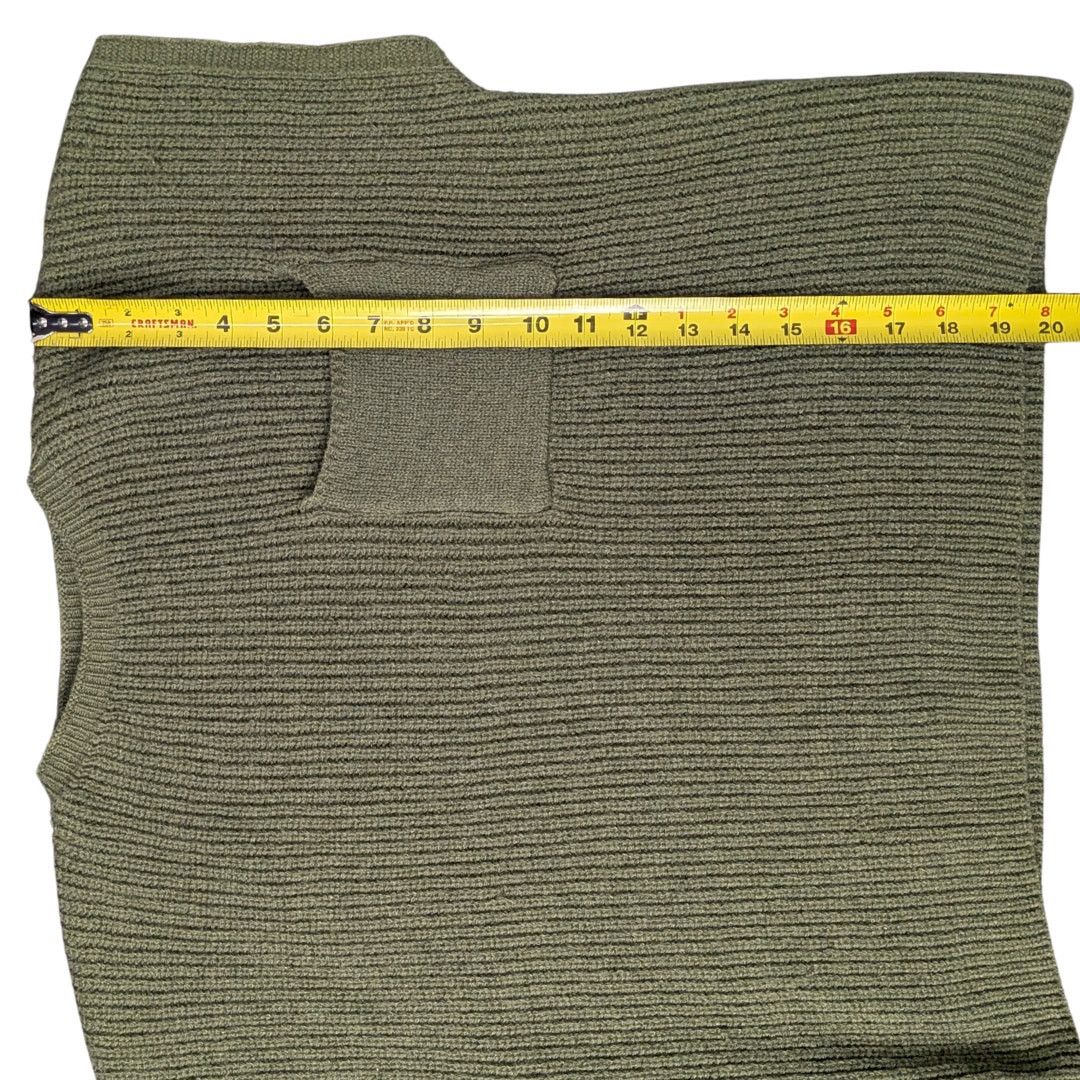 Shein Moss Green Knit Pullover Shirt | Women's M | Shein Size M / US 6-8 / IT 42-44 - 6 Thumbnail