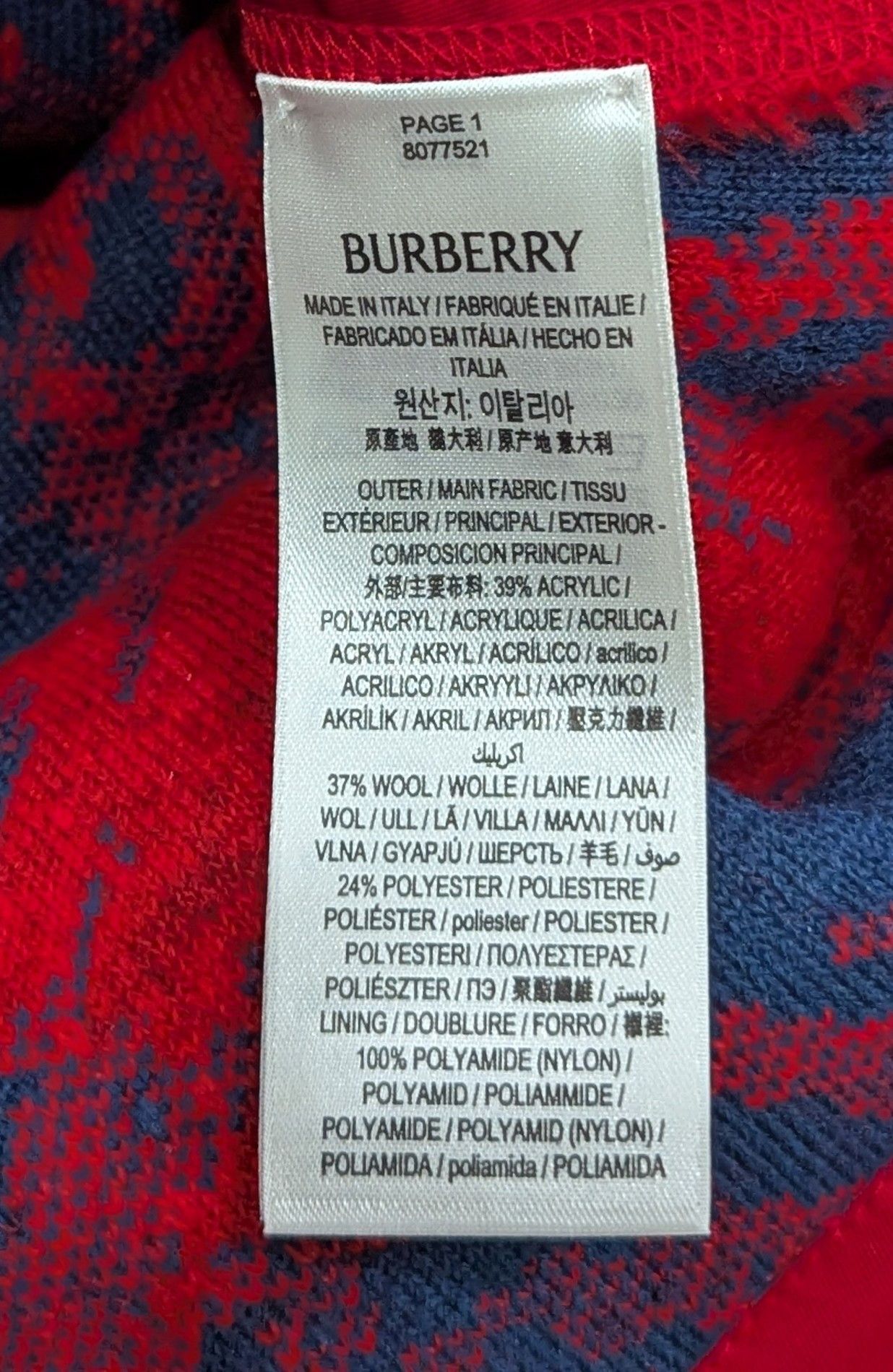 Burberry Burberry Abstract Rose Print Pullover Hoodie Rose Medium Size US M / EU 48-50 / 2 - 7 Thumbnail