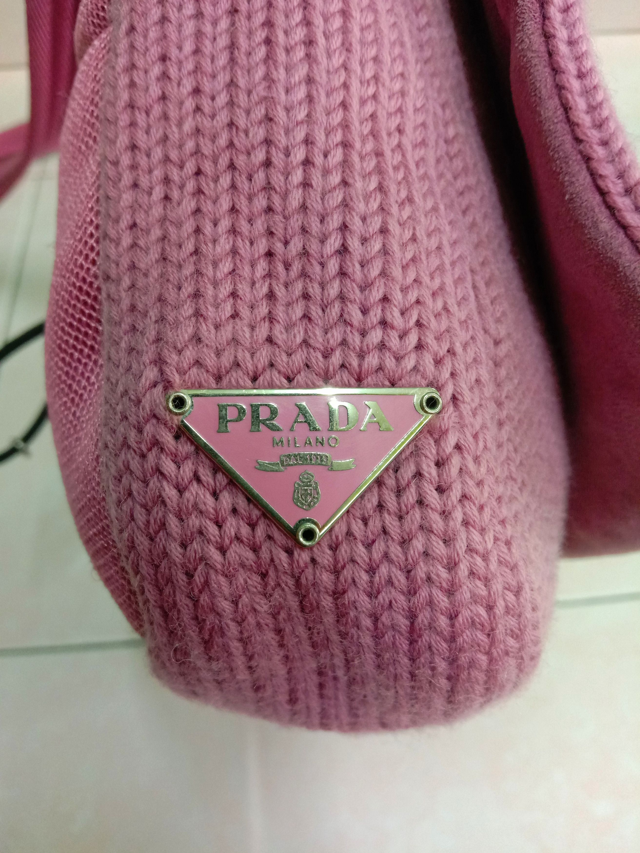 Prada Authentic Prada Baguette Knitwear Bag Size ONE SIZE - 4 Thumbnail