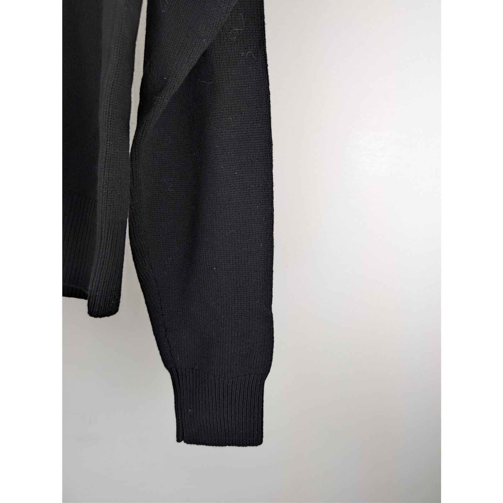 Saint Laurent Paris o1rshd1 Pull Encolure Sweatshirt Sweater Mohair in Black Size US M / EU 48-50 / 2 - 11 Thumbnail