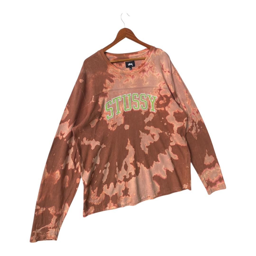 Stussy Acid Wash Stussy Japan Embroided Logo Longsleeve Tshirt Size US XL / EU 56 / 4 - 5 Thumbnail