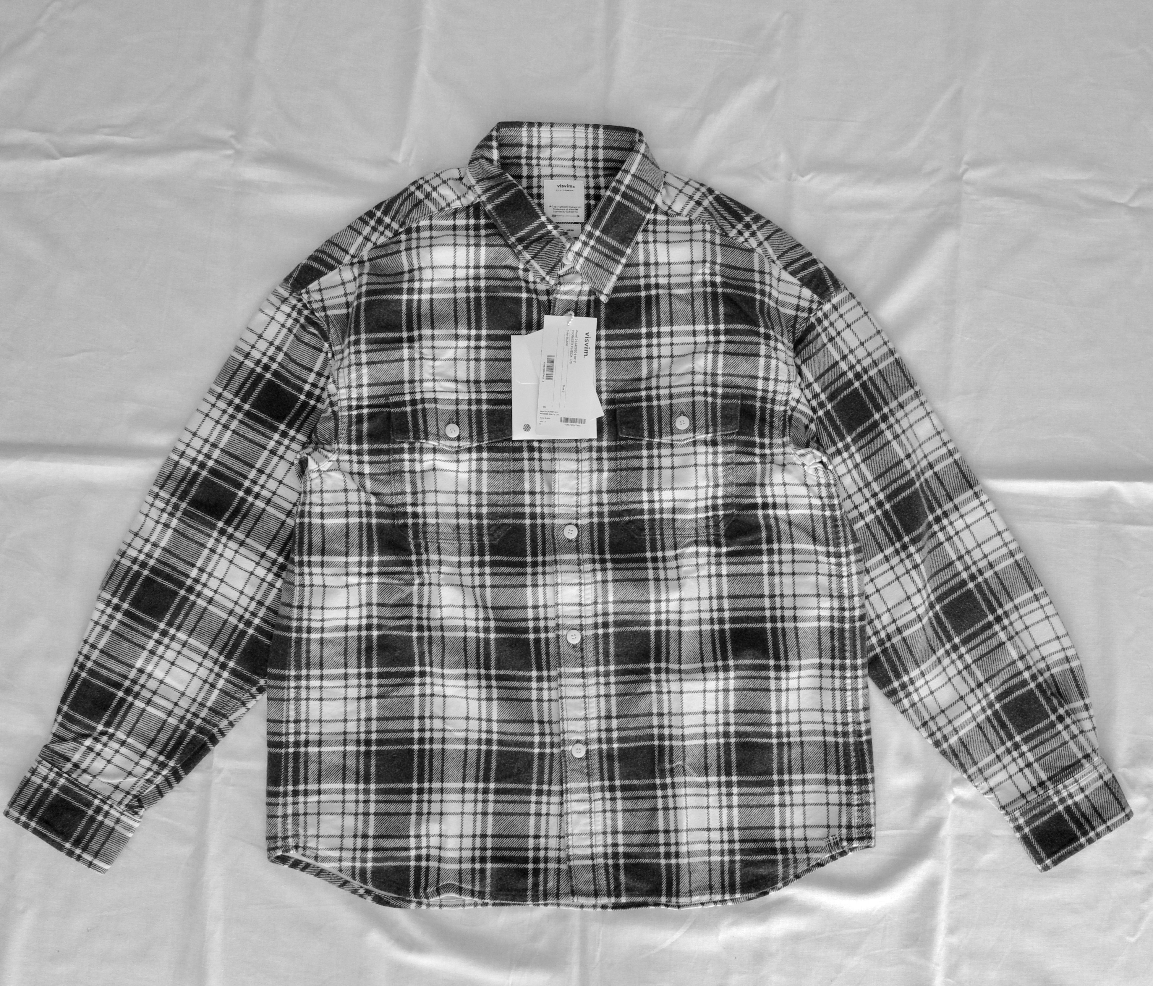 visvim PIONEER CHECK L/S Visvim Pioneer Shirt L/S (Ivory) - UNION
