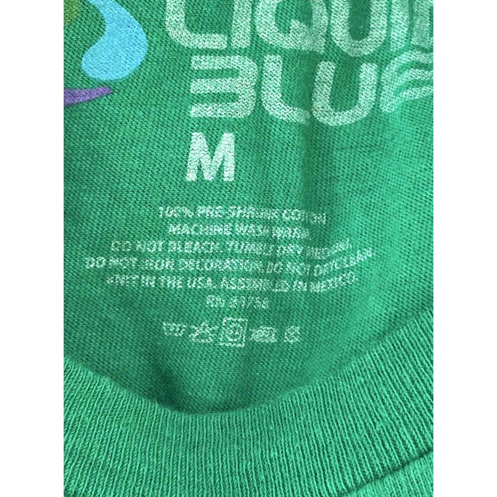 Liquid Blue Mens LIQUID BLUE Grateful Dead Irish Bears T-Shirt M Green Crew Neck Short Sleeve 100% Cotton Graphic Tee 90s Animals Mens Size US M / EU 48-50 / 2 - 7 Thumbnail
