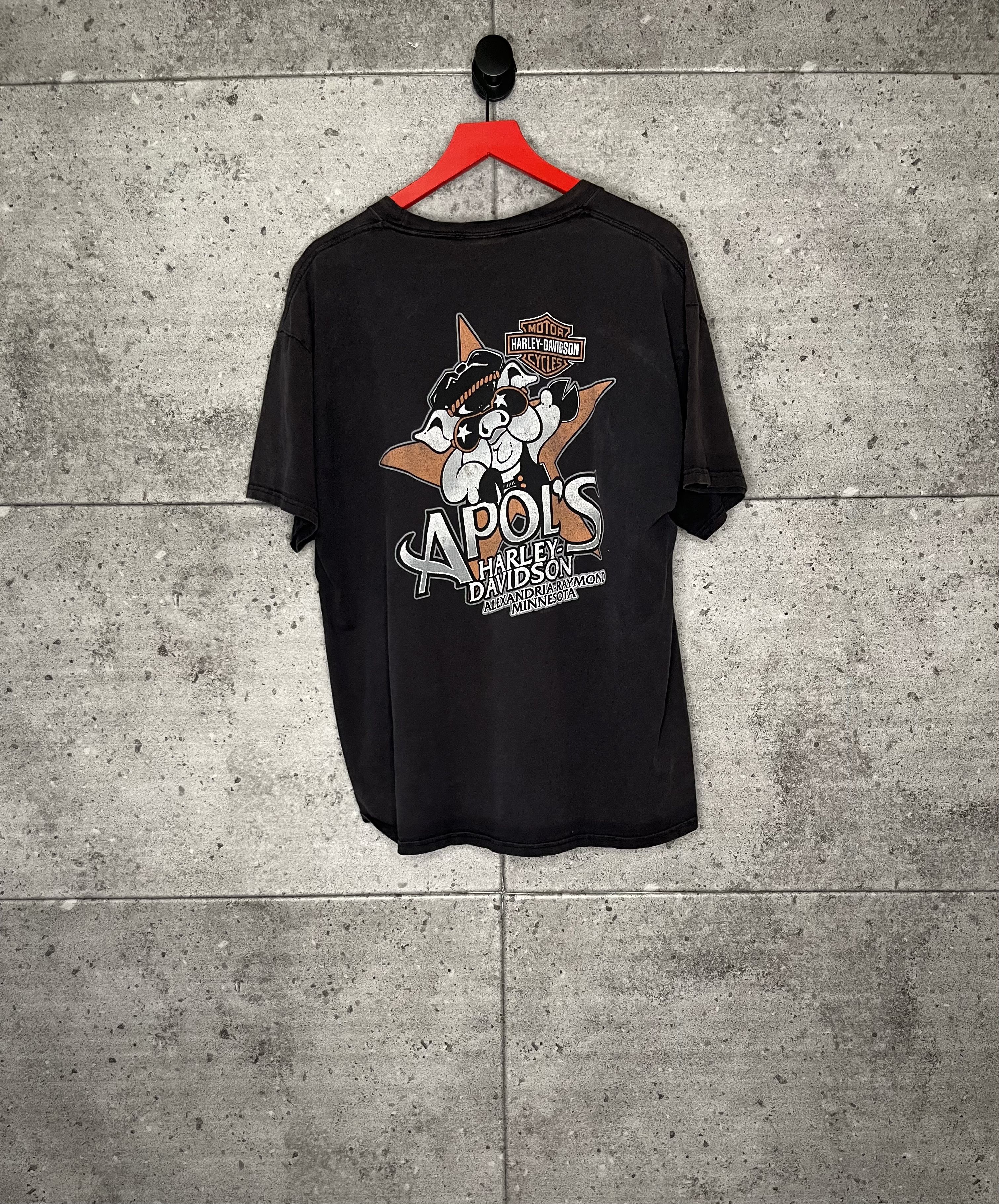 Harley Davidson × Vintage Vintage harley davidson pig t shirt Size US XL / EU 56 / 4 - 1 Thumbnail