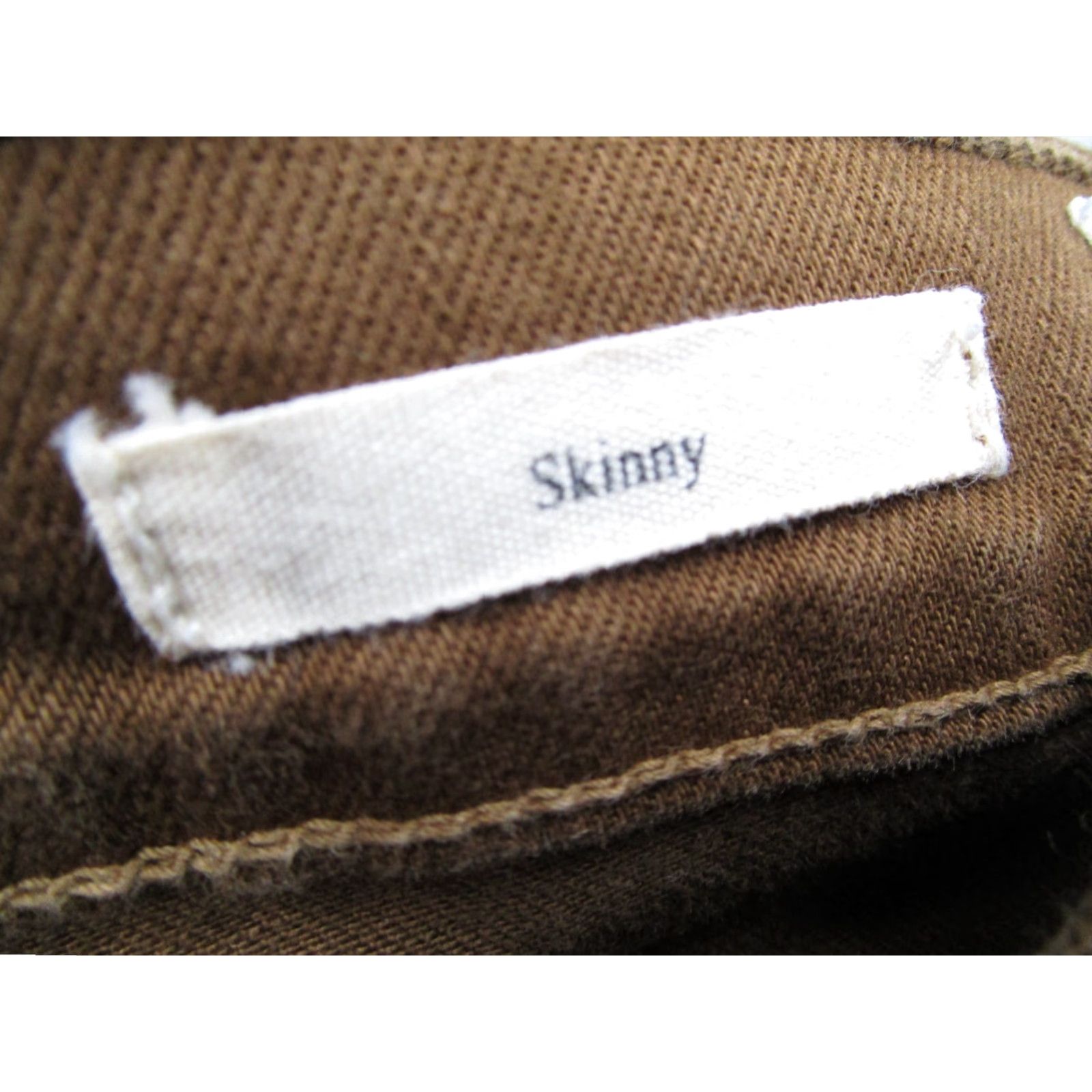 Denime VINTAGE Noend Mens Jeans Skinny Denim 34 Brown Cotton Blend Made in USA 30in Inseam Size US 34 / EU 50 - 4 Thumbnail