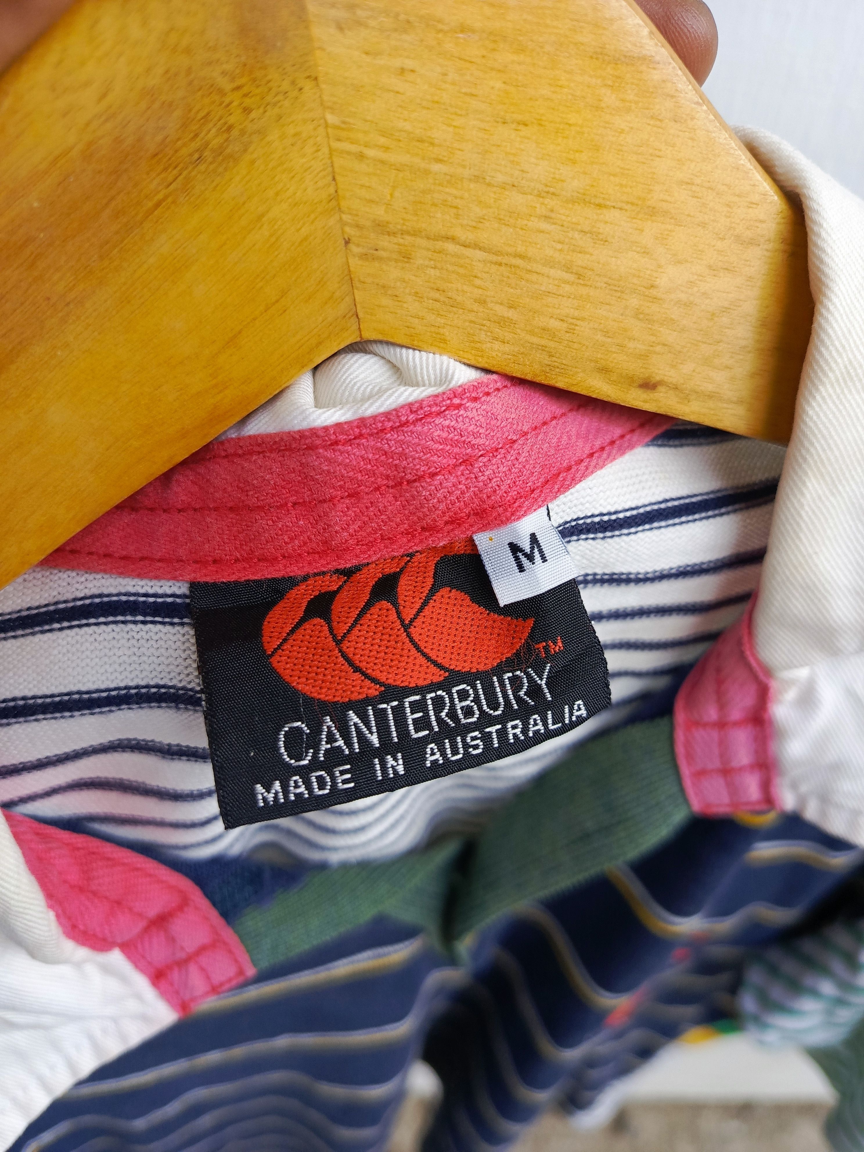 Canterbury of New Zealand Canterbury of New Zealand Stripe Rugby Shirt Vintage Style Size US M / EU 48-50 / 2 - 7 Thumbnail